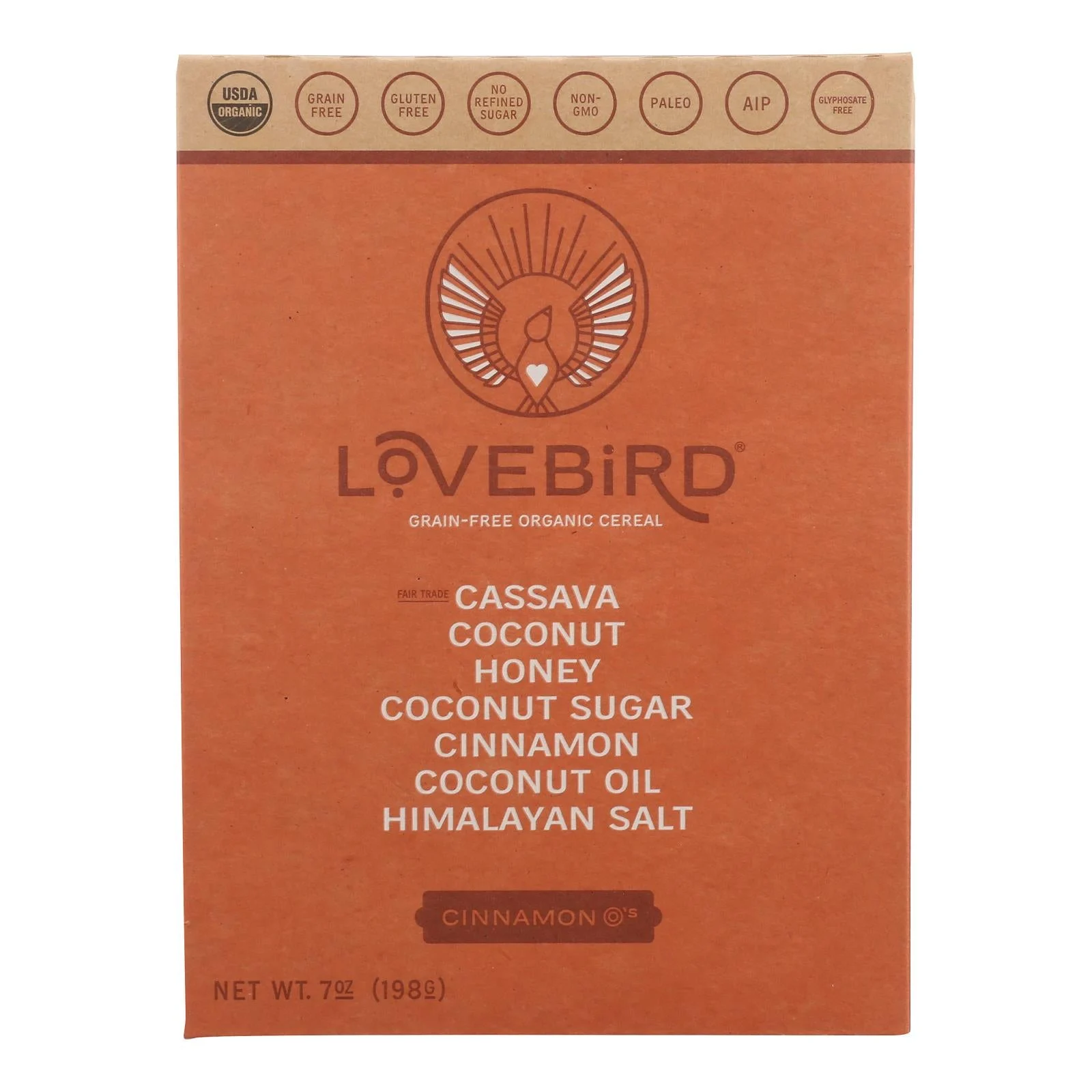 Lovebird - Cereal Cinnamon Grnfr - Case of 6-7 Ounce
