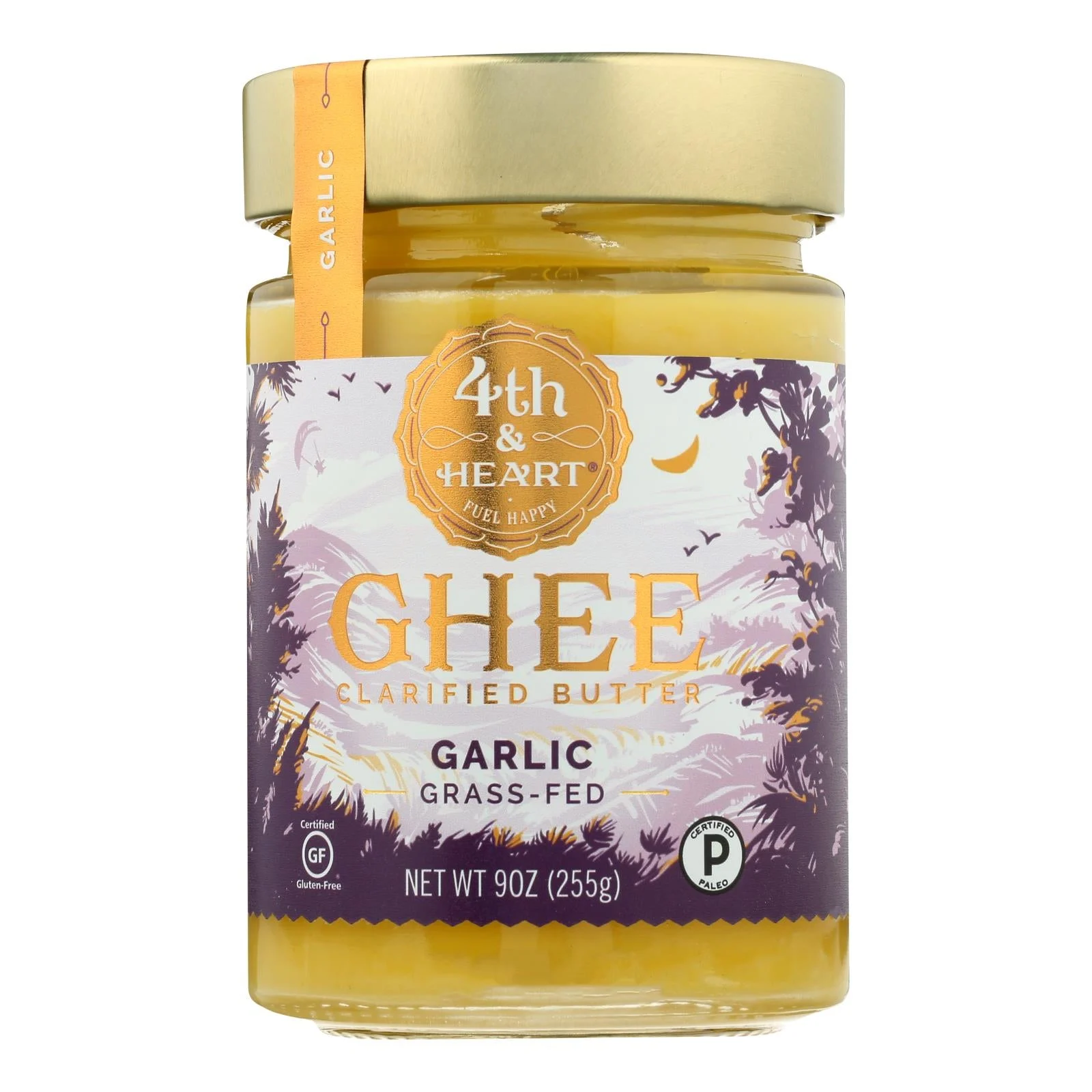 4th and Heart - Ghee - Garlic - Case of 6 - 9 Ounce