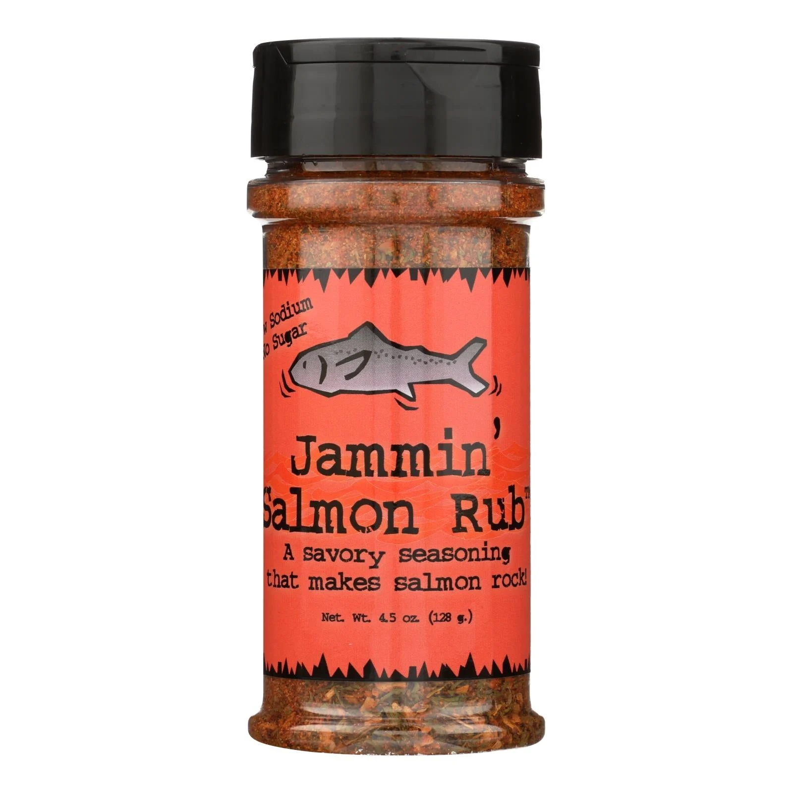 Mom's Gourmet Jammin' Salmon Rub - Case of 12 - 4.5 Ounce