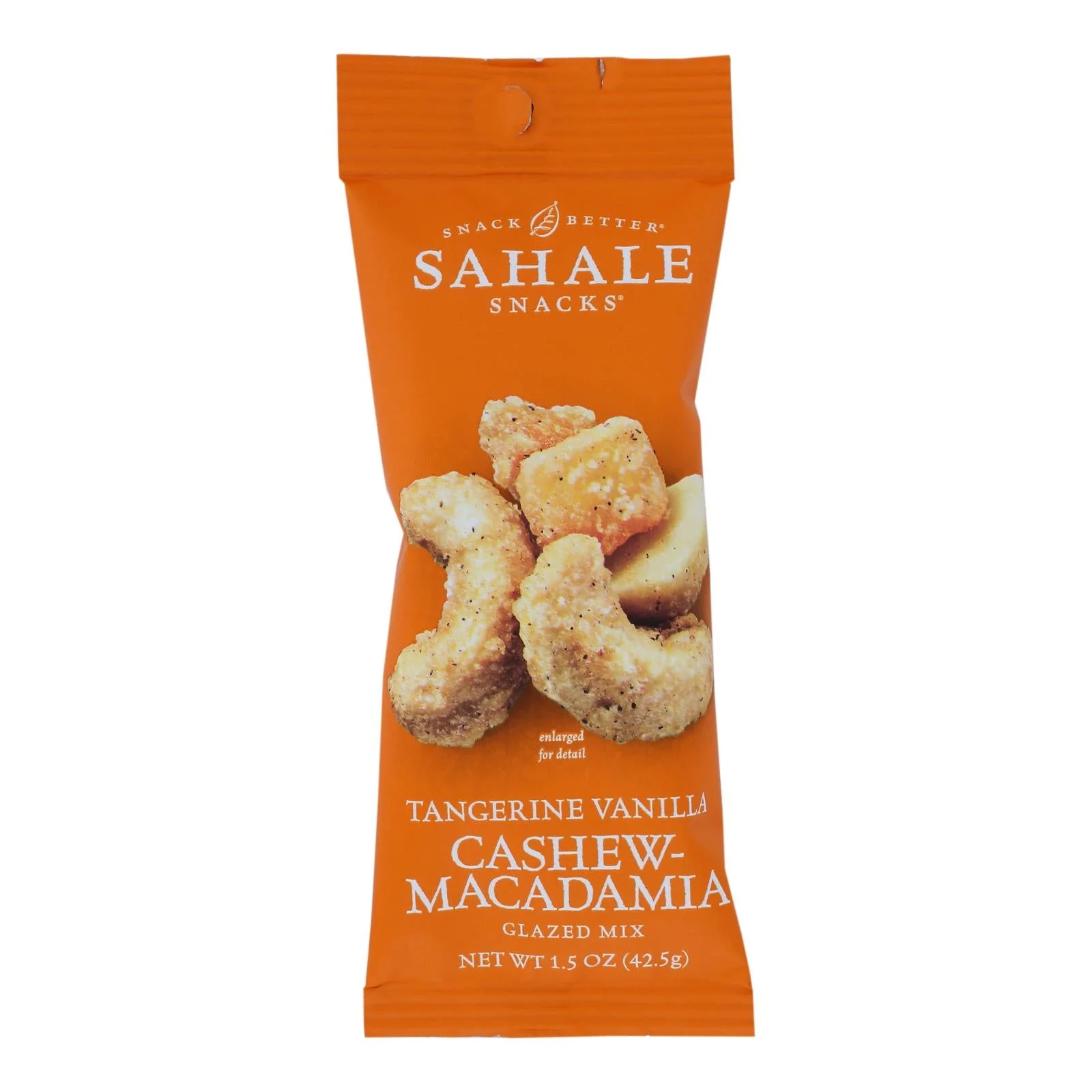 Sahale Tangerine Vanilla Cashew Macadamia Glazed Mix - Case of 9 - 1.5 Ounce