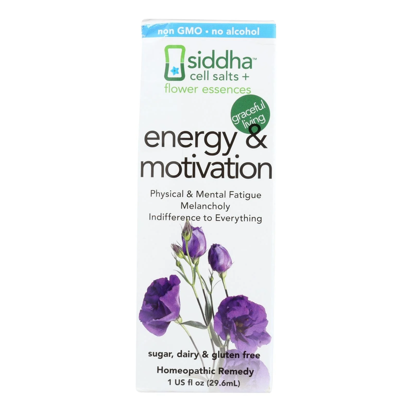 Siddha Cell Salts + Flower Essentials Energy & Motivation - 1 Each - 1 Fluid Ounce