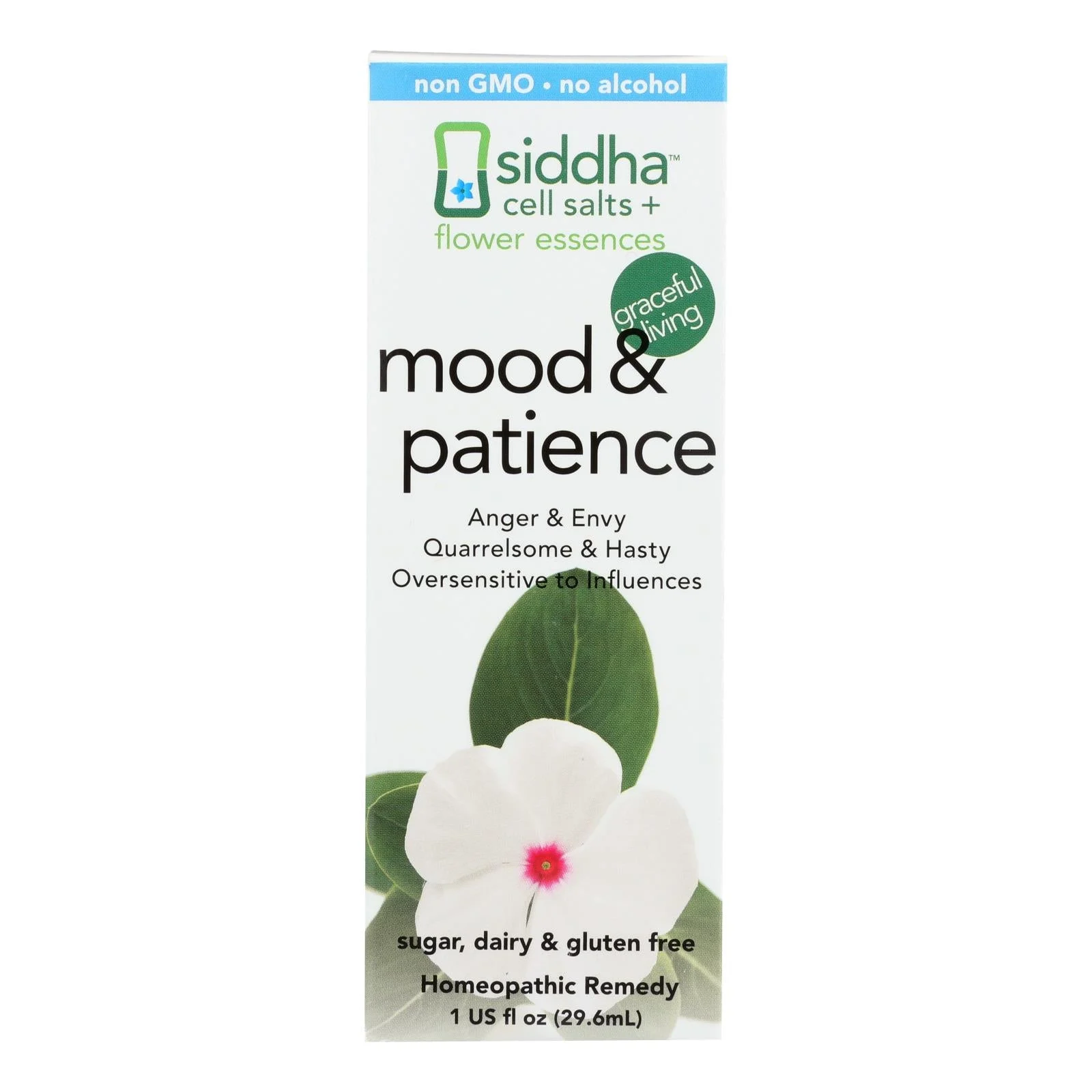 Siddha Cell Salts + Flower Essentials Mood & Patience - 1 Each - 1 Fluid Ounce