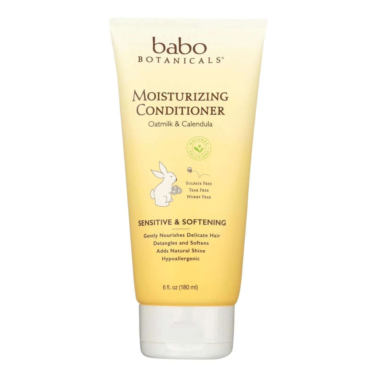 Babo Botanicals - Conditioner - Moisturizing - Oatmilk - 6 Ounce