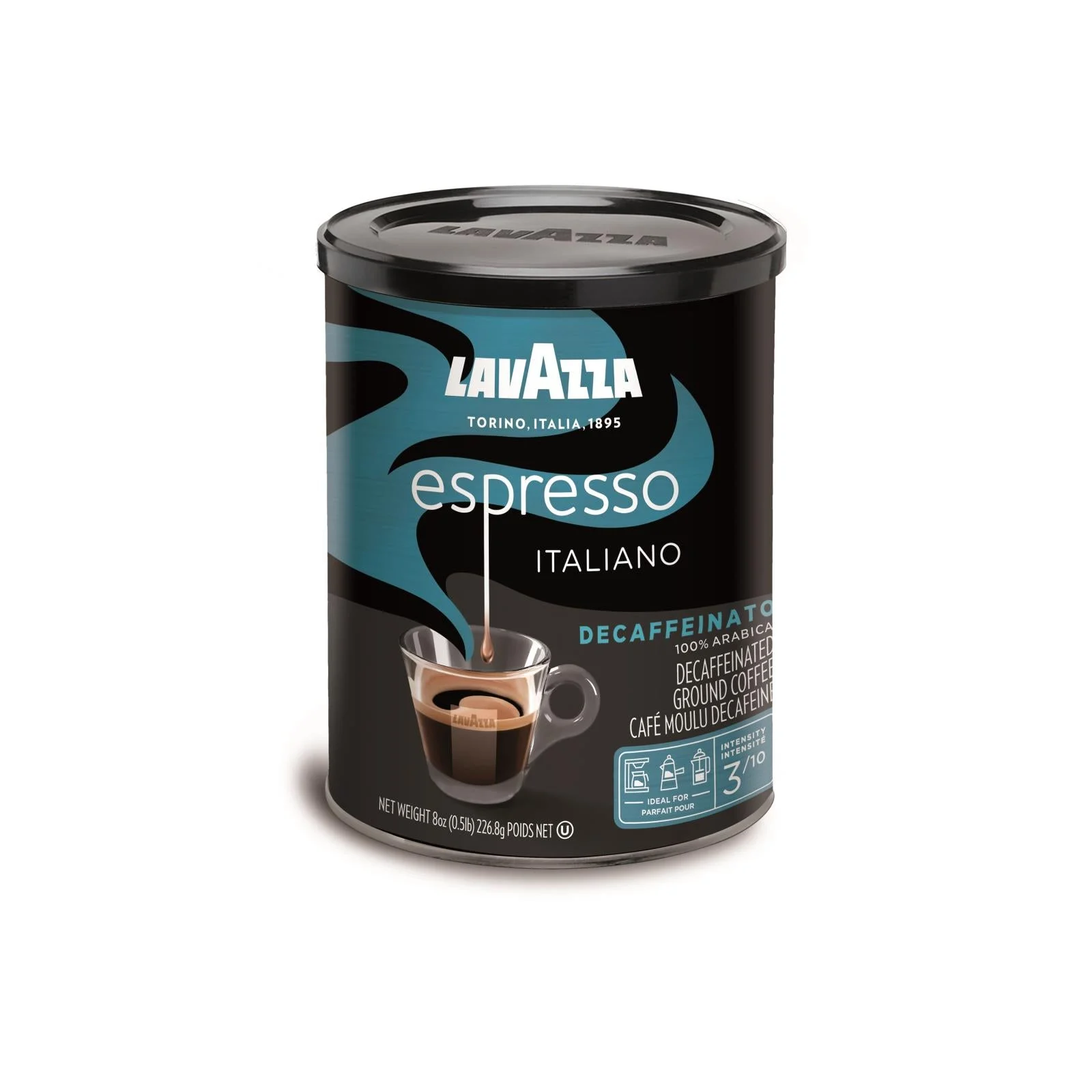 Lavazza Espresso Decaf - Case of 12 - 8 Ounce