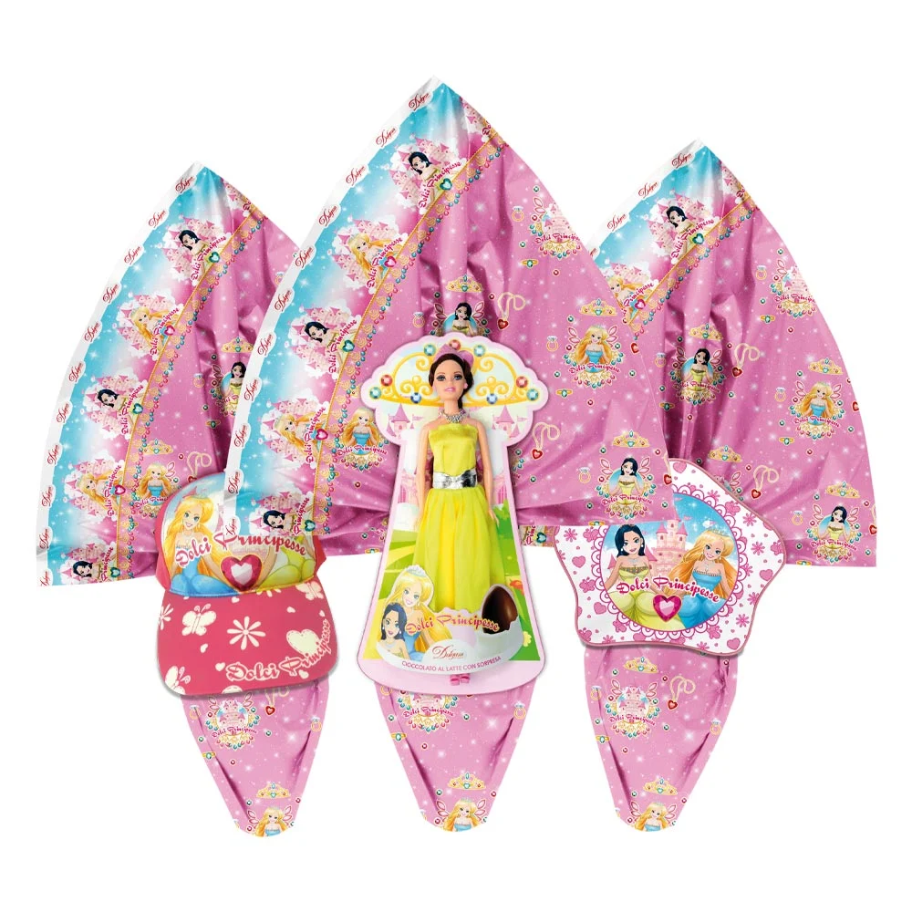 Dolgam Dolci Principesse, Milk Chocolate Egg, Made in Italy, PRINC300, 10 oz | 300g