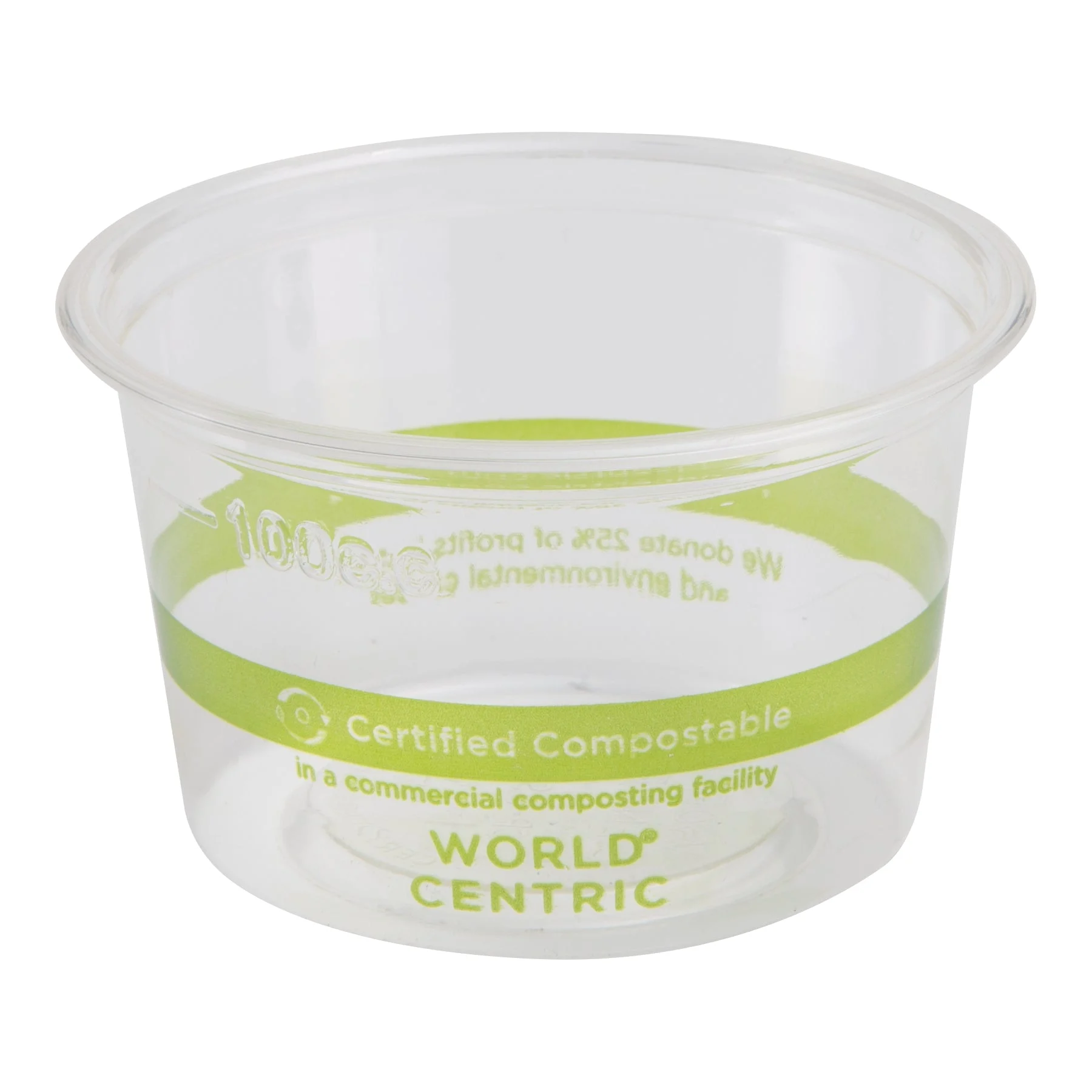 4 Oz Clear Souffle Cups - Ingeo - Compostable