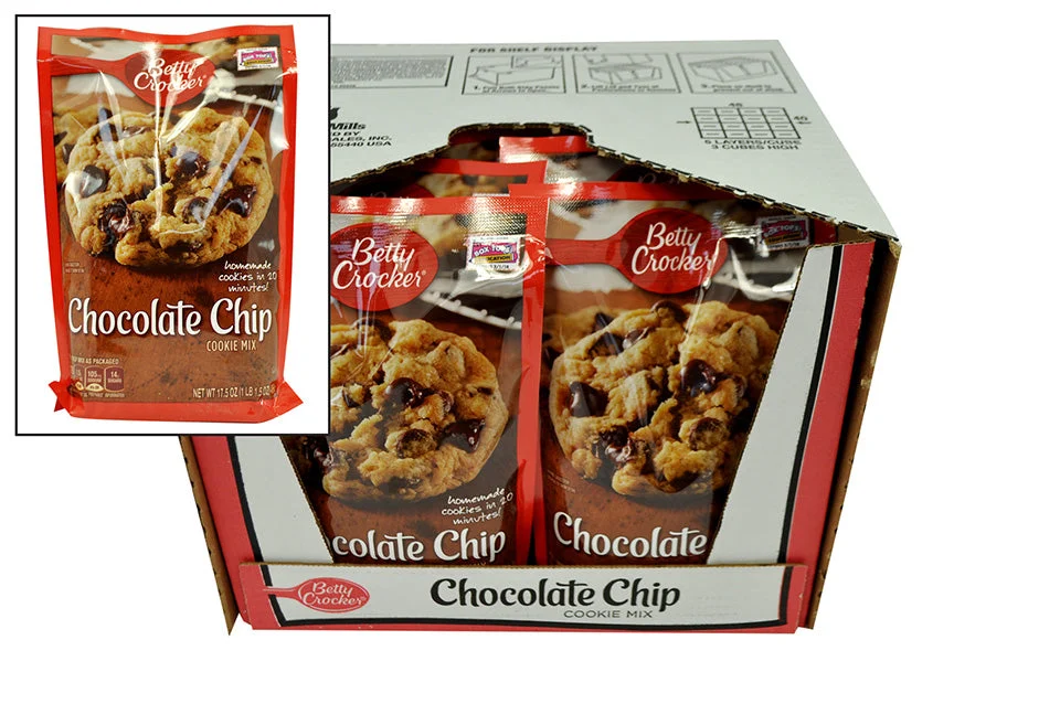Betty Crocker Cookie Mix Chocolate Chip 17.5 Ounce Size - 12 Per Case.