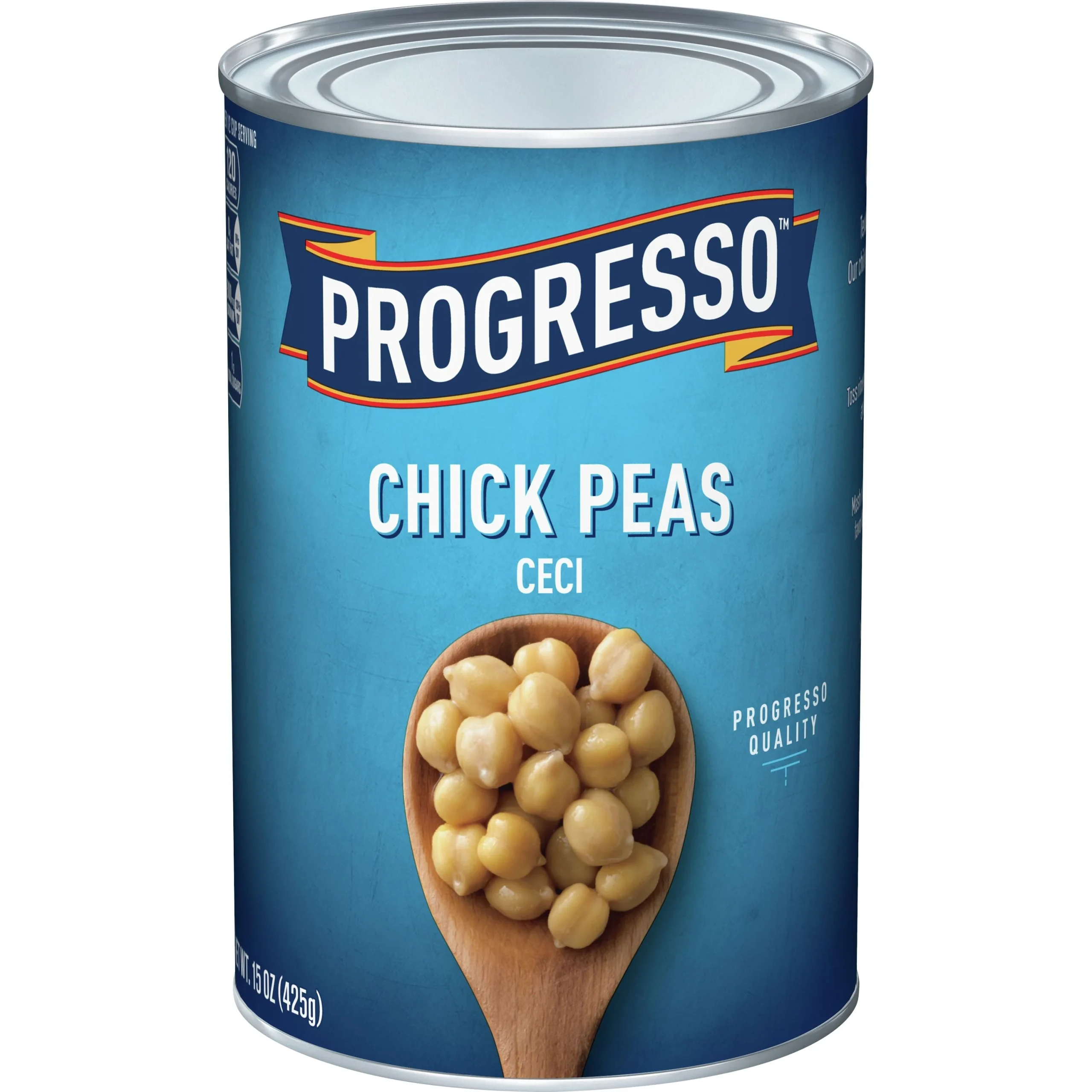 Progresso Canned Vegetables Chick Peas 15 Ounce Size - 24 Per Case.