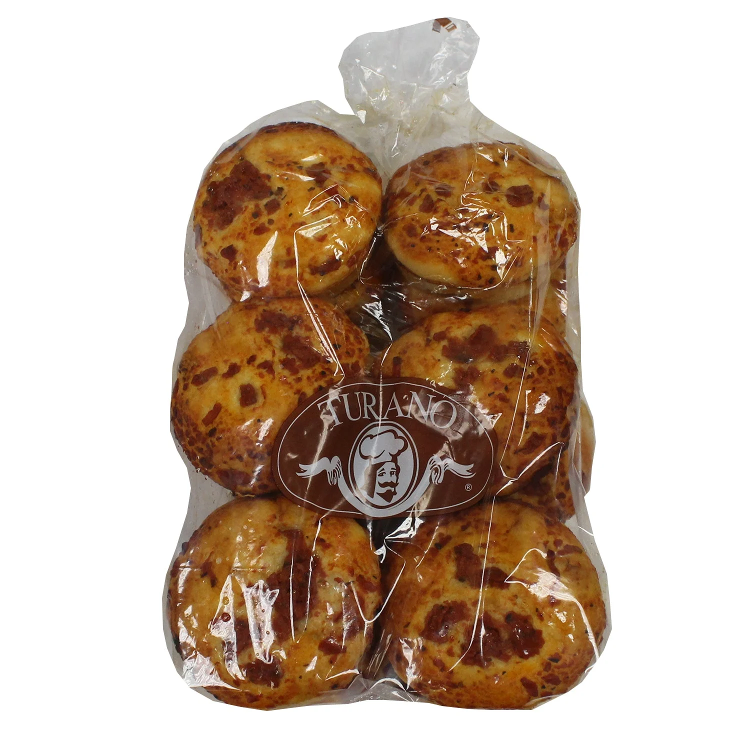 4 Inch Tomato & Basil Focaccina Rolls 3 Ounce Size - 60 Per Case.