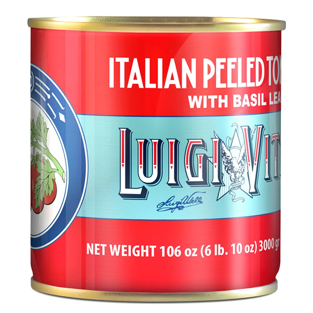 Luigi Vitelli Italian Plum Tomatoes, #10 Can, 106 oz.