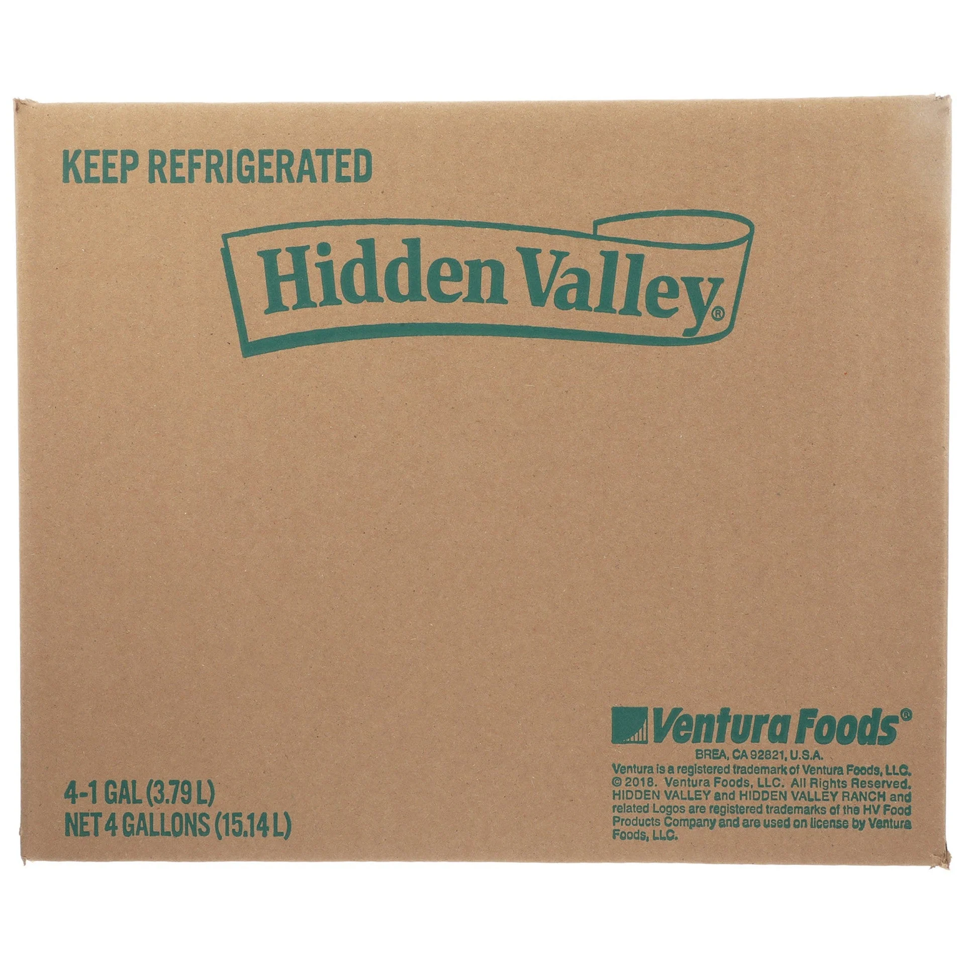 Hidden Valley Original Ranch Dressing Bulk 1 Gallon - 4 Per Case