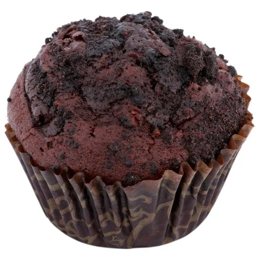 Chef Pierre Double Chocolate Chunk Large Muffins 3 Pound Each - 4 Per Case.