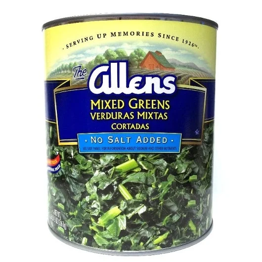 Commodity Mixed Greens 10 Pound Each - 6 Per Case.