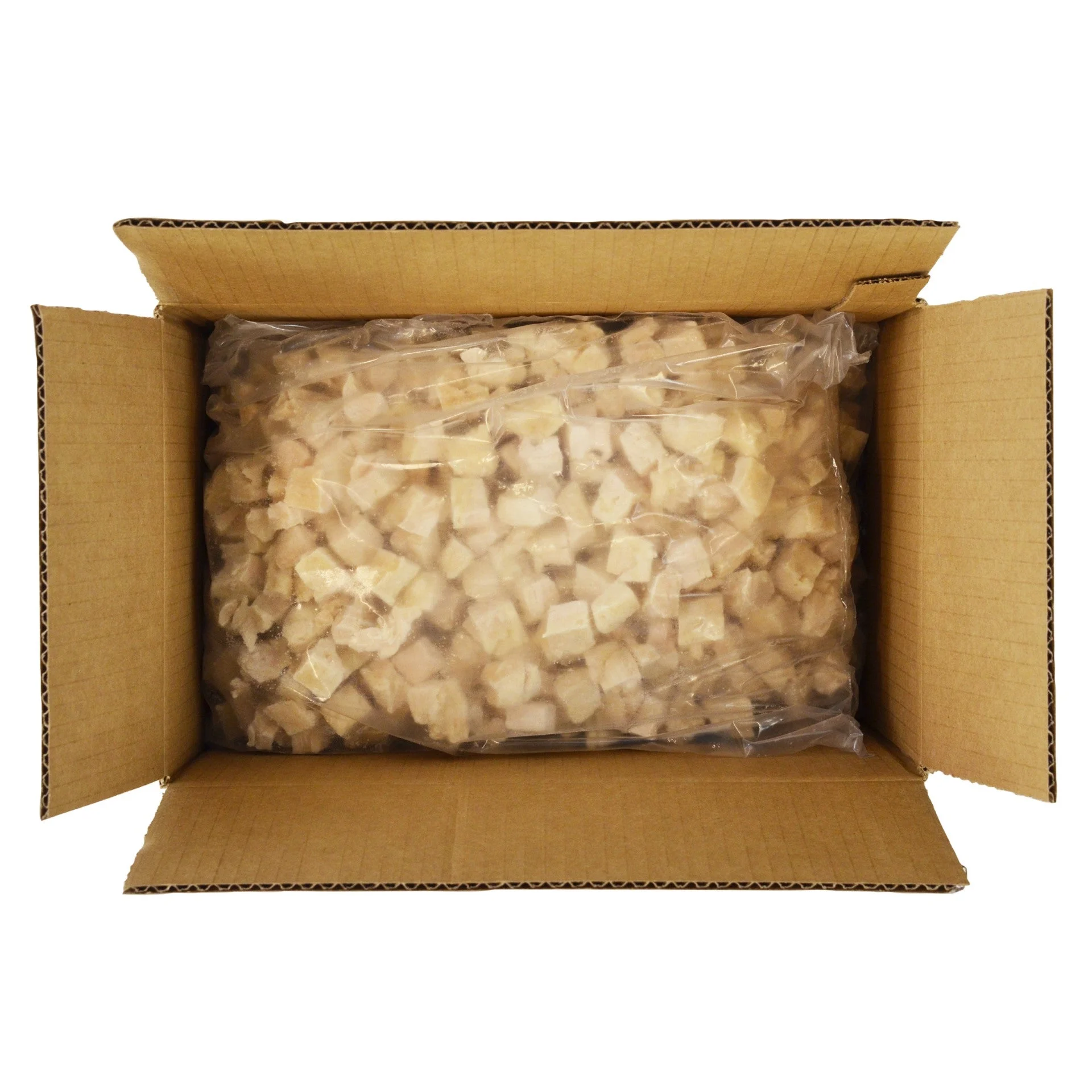 Chicken Fully Cooked Chik'n'zips Diced Breast 5 Pound Each - 4 Per Case.