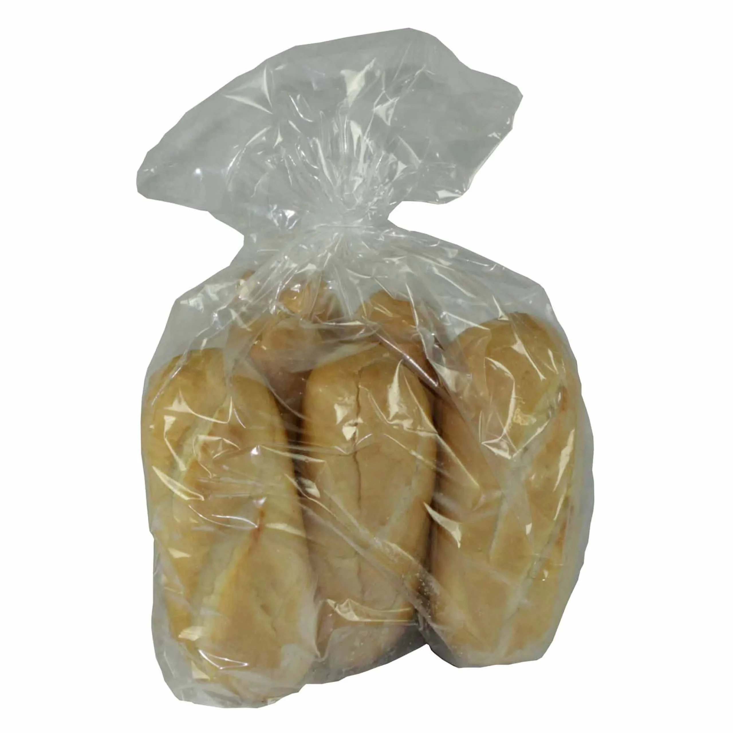 6 Inch White Sub Roll 6 Count Packs - 18 Per Case.