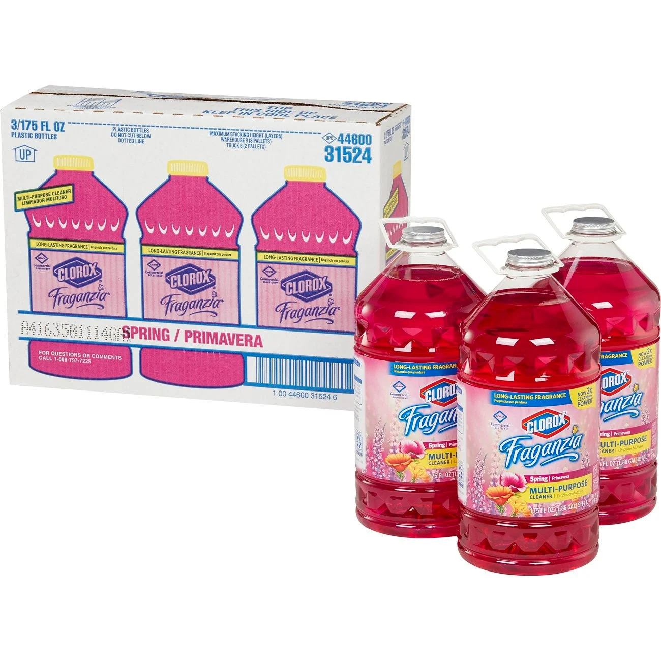 Clorox Fraganzia Spring Commercial Solutionsmulti Purpose Cleaner 3 - 175 Fo
