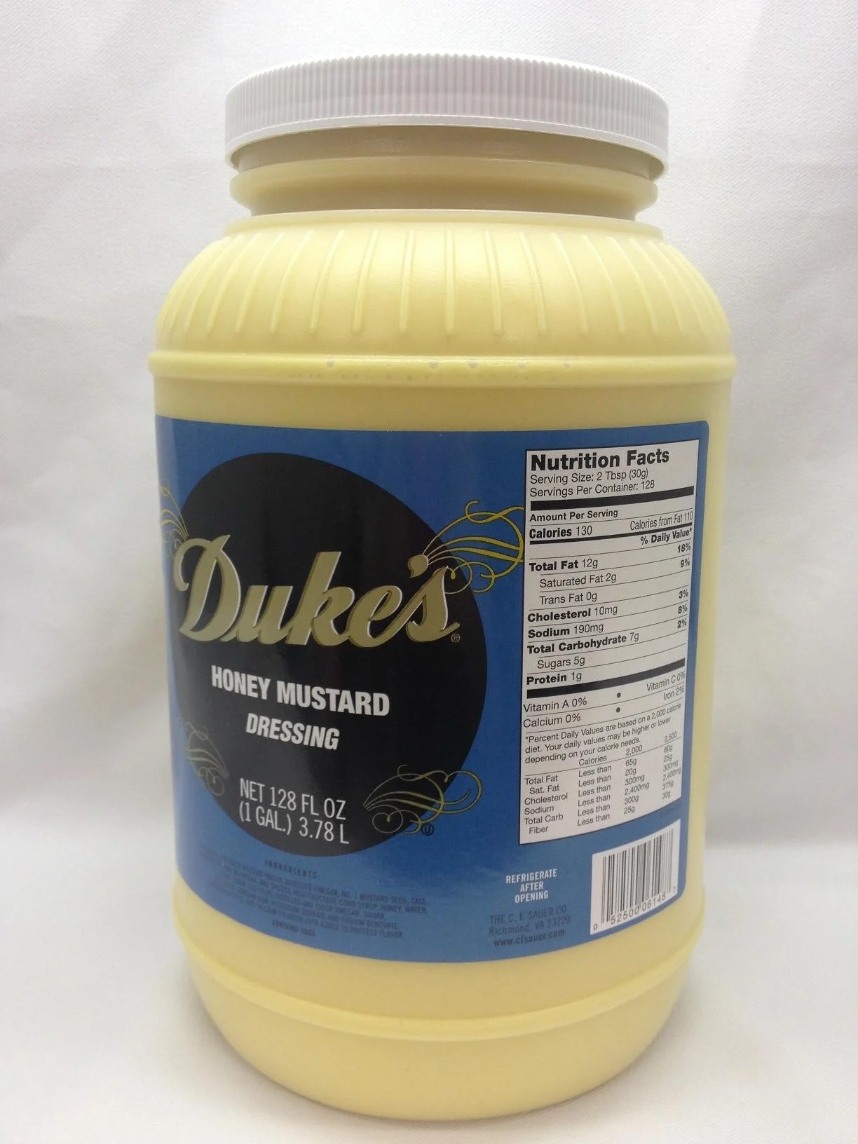 Duke's Honey Mustard Dressing Bulk Ga 1 Gallon - 4 Per Case