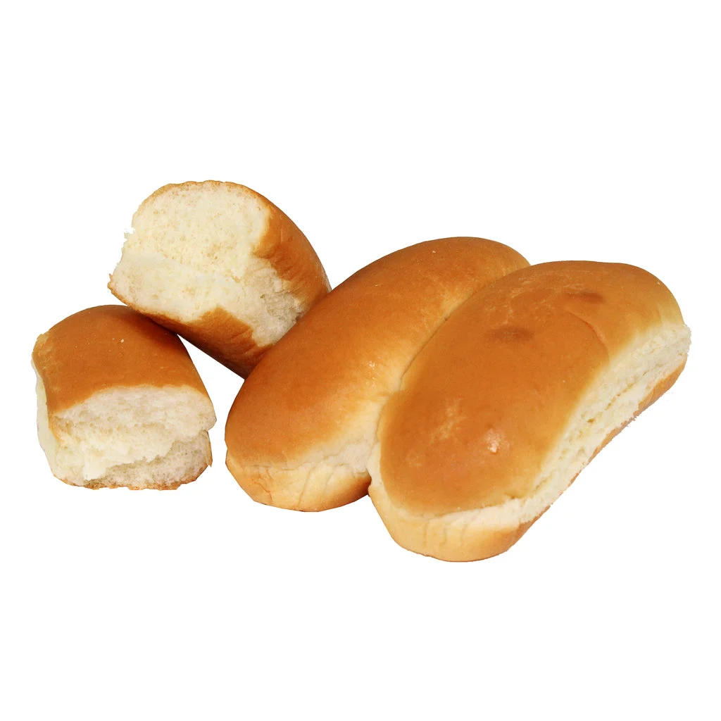 6 Inch Hot Dog Rolls 8 Count Packs - 12 Per Case.