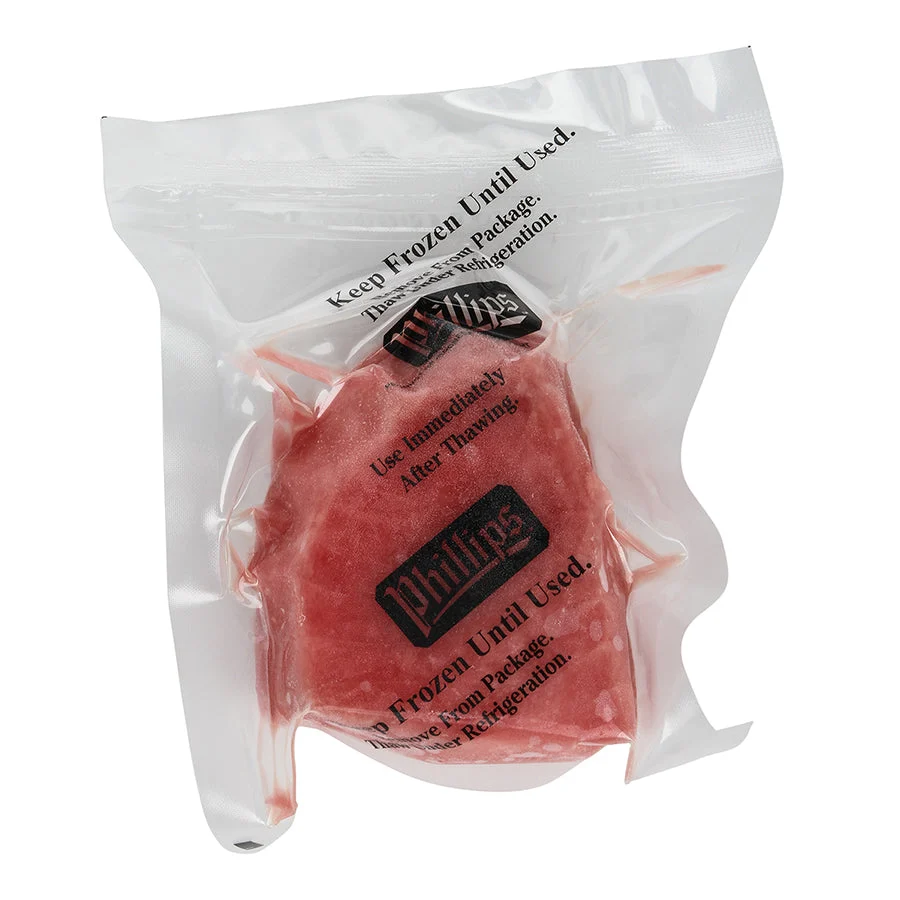 Yellowfin Tuna Steaks 6 Ounce Size - 26 Per Case.