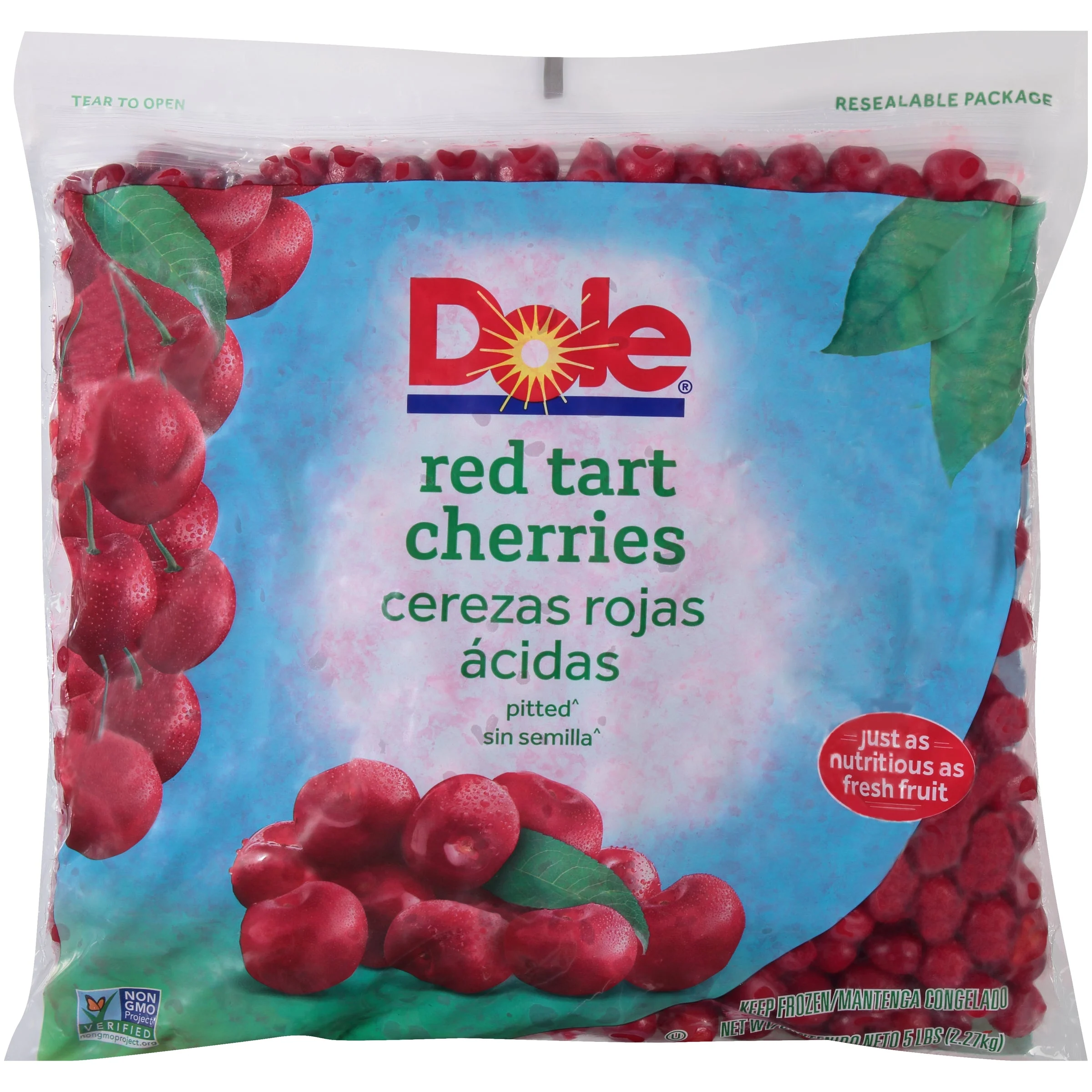 Cherries Rtp Individual Quick Frozen 5 Pound Each - 2 Per Case.