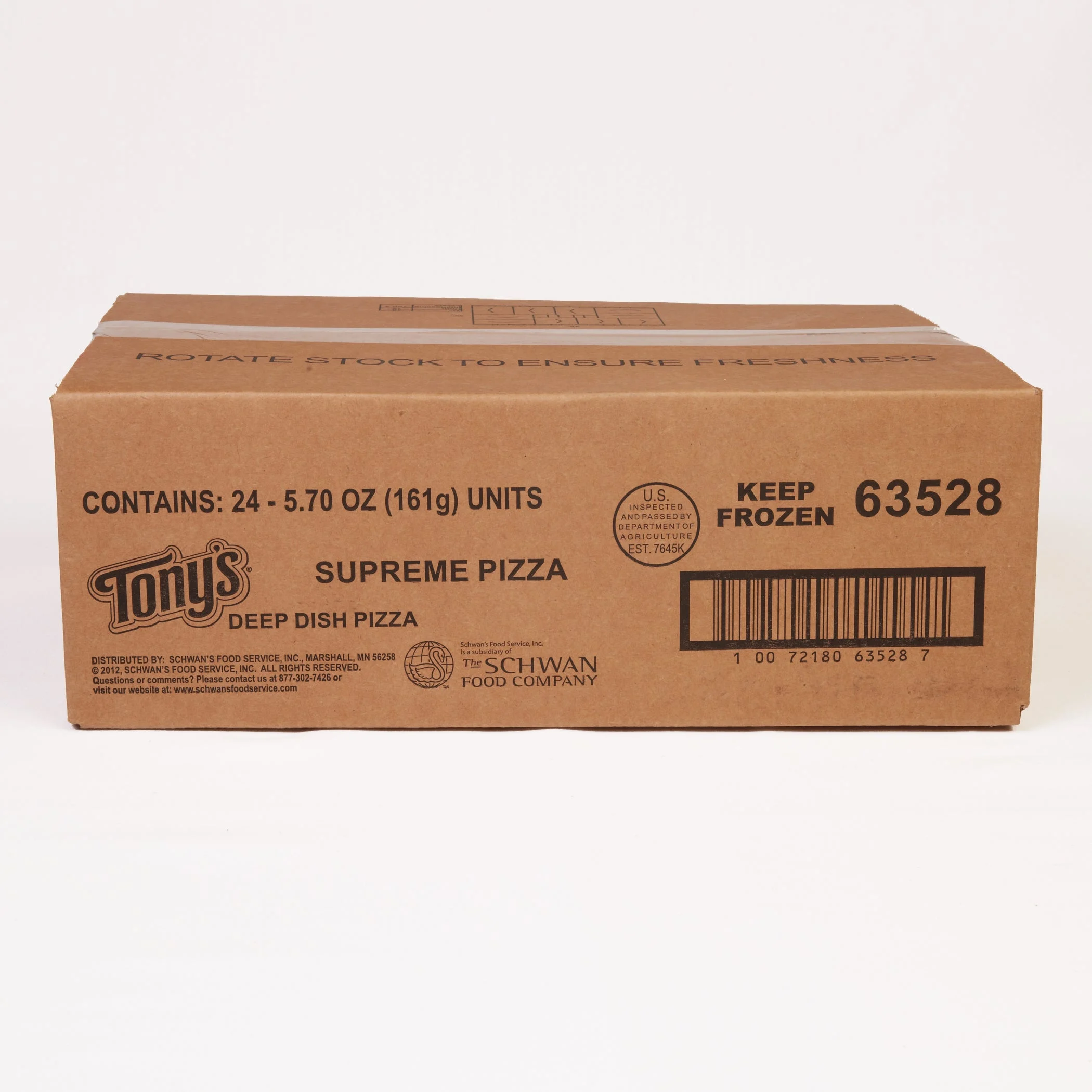 Sfs Tony's Deep Dish Supreme Pizza Iw5.7 Ounce Size - 24 Per Case.