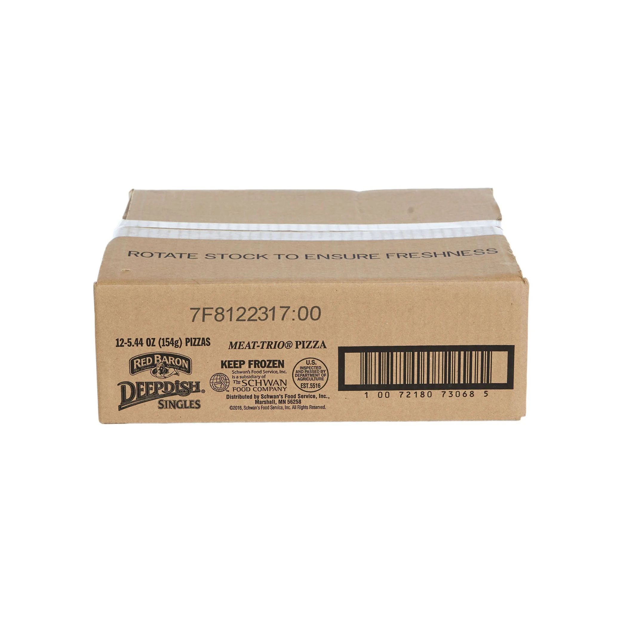 Sfs Red Baron Meat Trio Pizza Lbsiw5.44 Ounce Size - 12 Per Case.