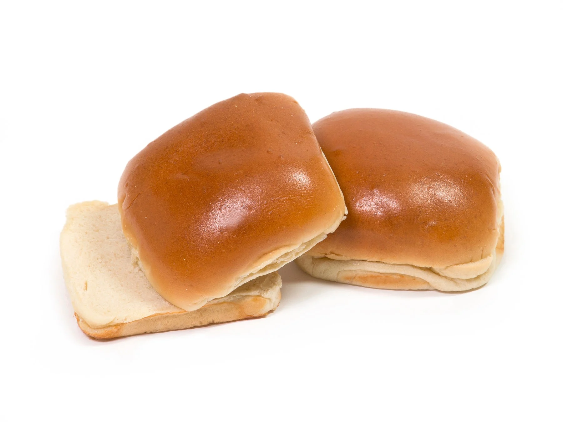 Sweet Square Bun 4 Inch 12 Count Packs - 6 Per Case.
