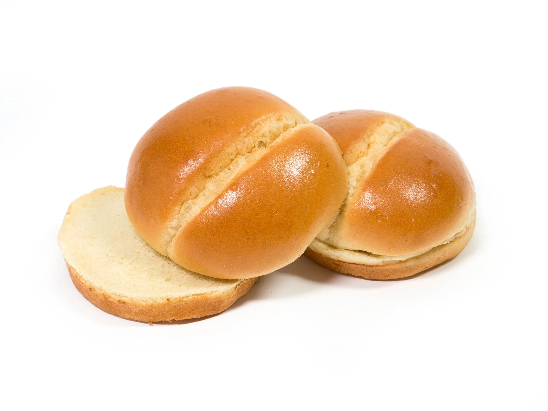Rotella's Italian Bakery 4 Inch Brioche Bun 8 Count Packs - 6 Per Case.