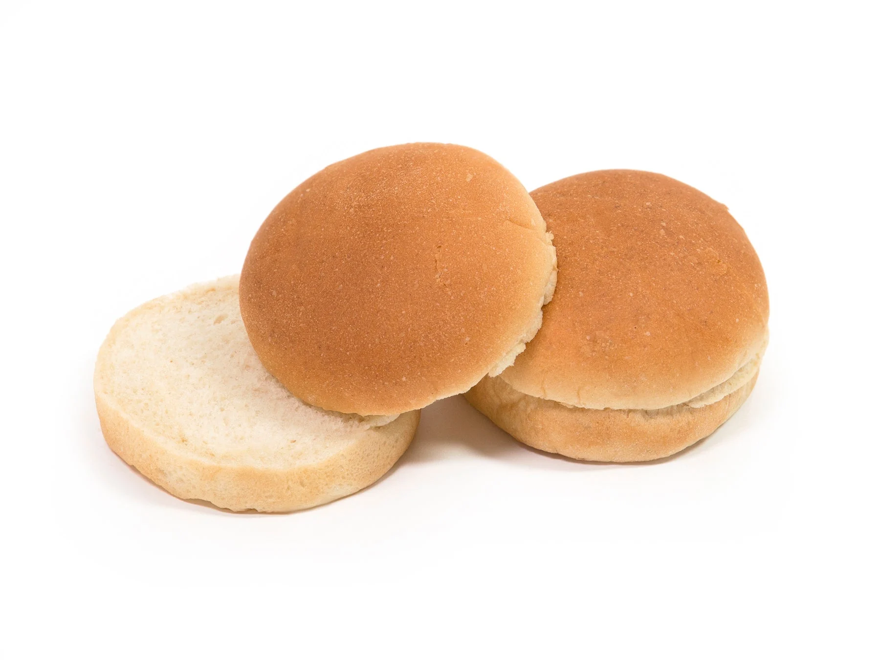 Small Hamburger Bun 4 Inch 8 Count Packs - 12 Per Case.