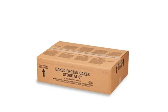 8 Inch White Cake Layer 14 Ounce Size - 24 Per Case.