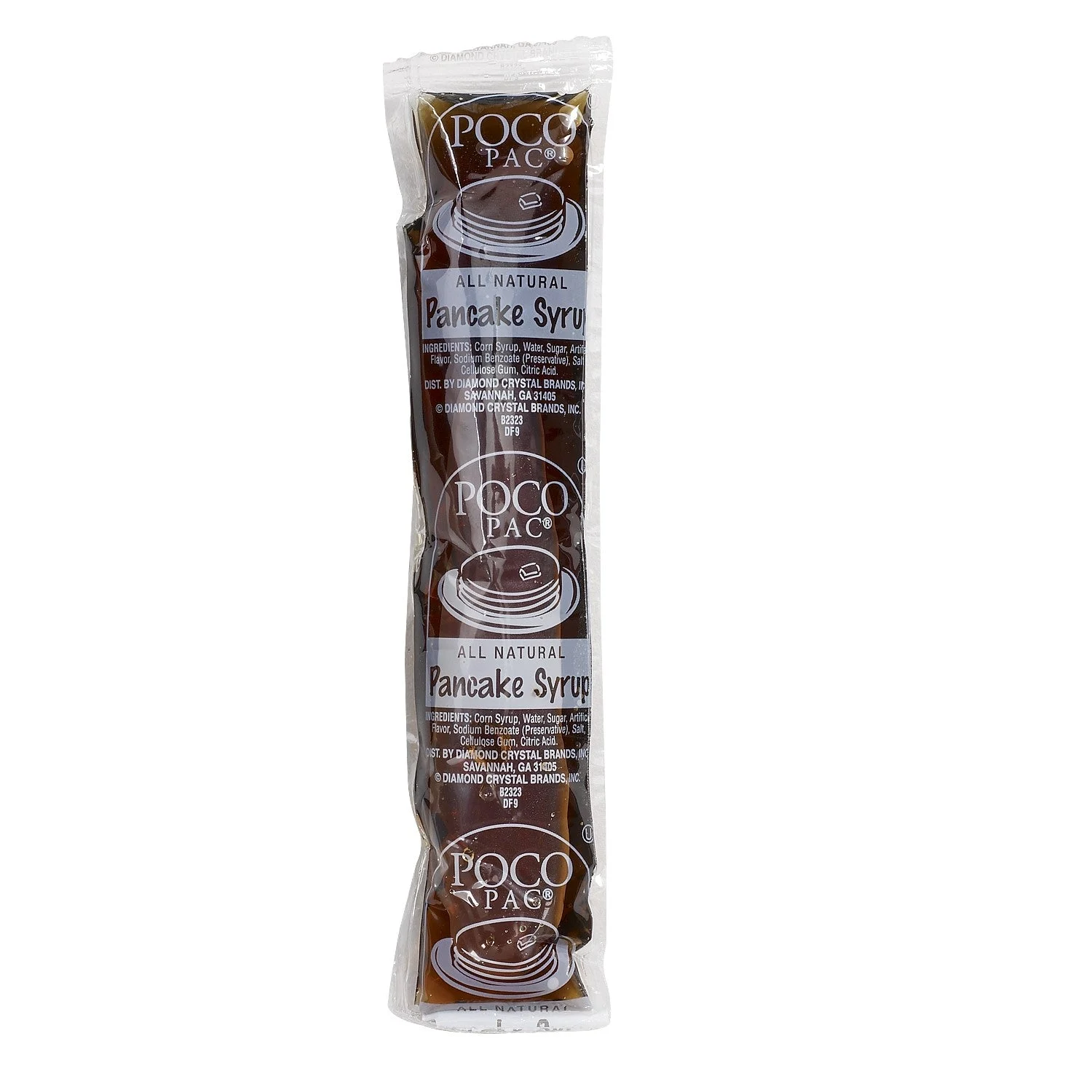 Poco Pac Pouch Syrup Pouch Single Serve 1.5 Ounce Size - 100 Per Case