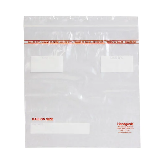 Zipgards 2.7 Mil Low Density Clear Resealable Gallon Size Dispenser Pack Freezer Bag 1 -200 - 200