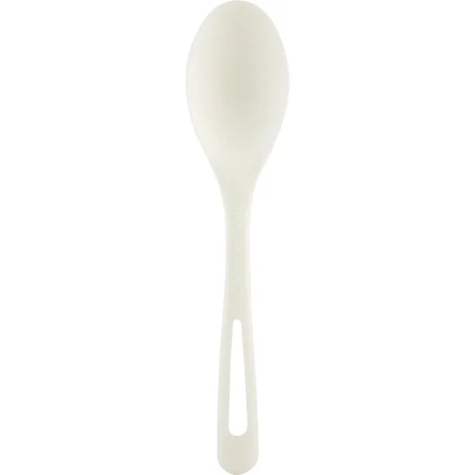 World Centric Spoon Medium Ribbed Compostable 6 Inch, 50 Each, 20 Per Case