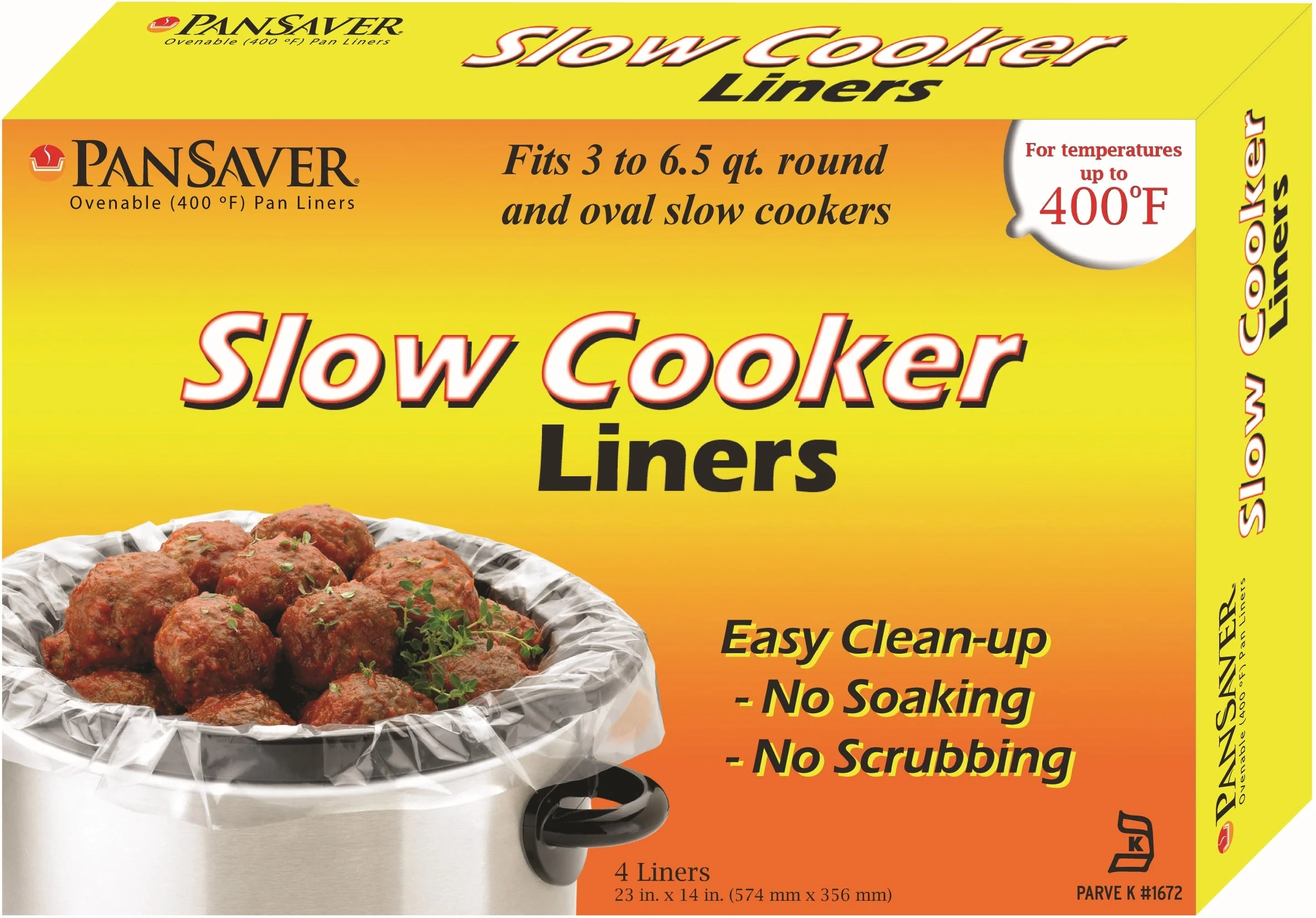 Slow Cooker Liners 18 / 4 Ct. Packs