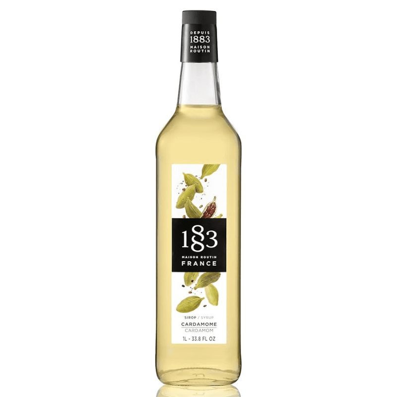 1883 Maison Routin Cardamom Syrup Glass, 1 Liter