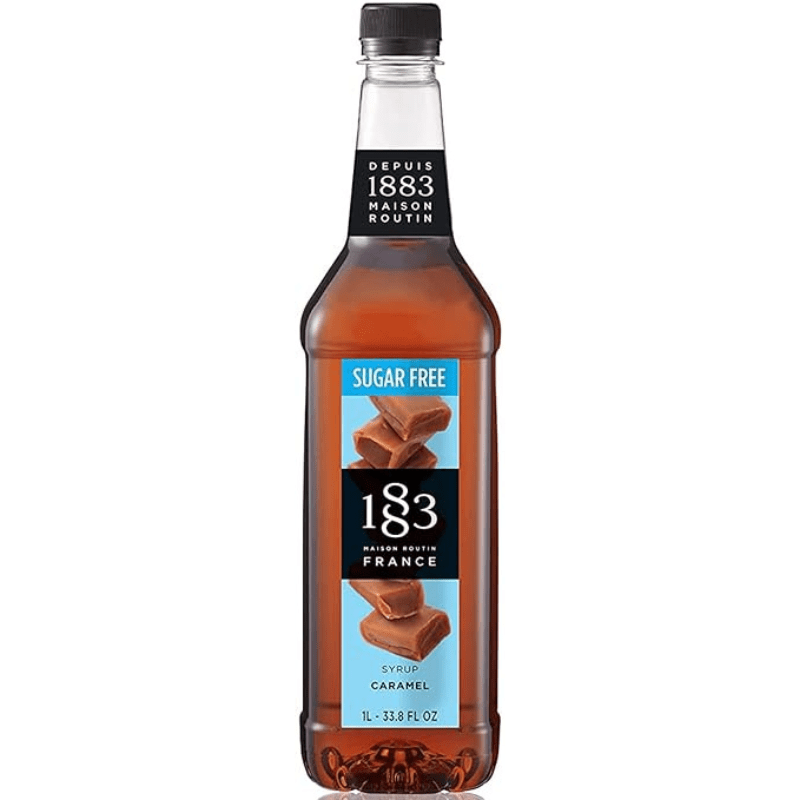 1883 Maison Routin Sugar Free Caramel, 1 Liter