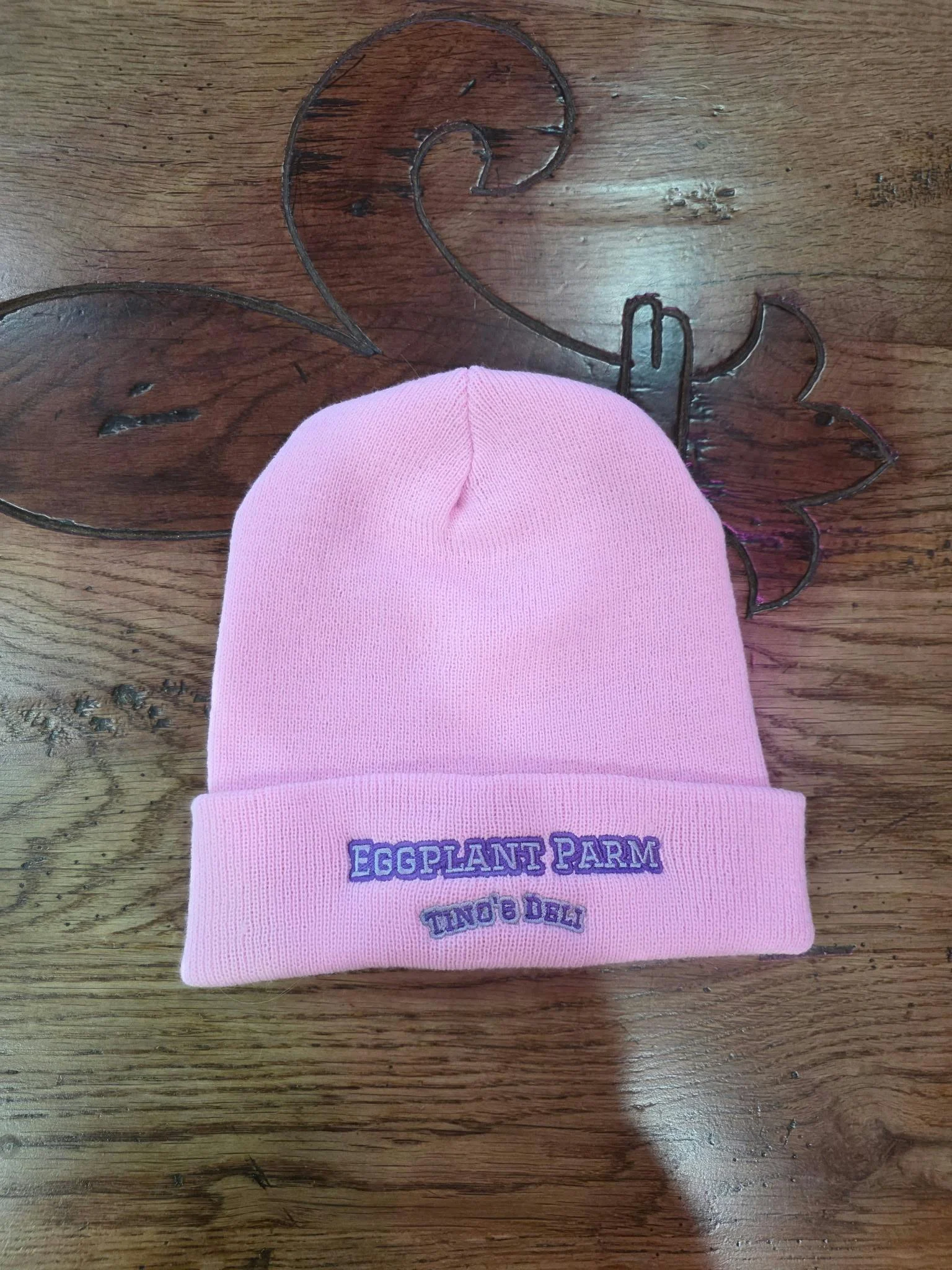 "Eggplant Parm" Beanie