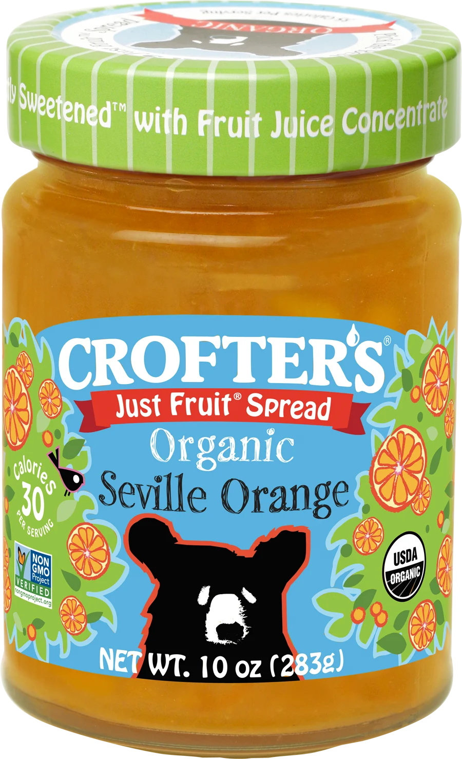 Crofters Organic Spread Fruit Orange 10 Ounce Size - 6 Per Case.