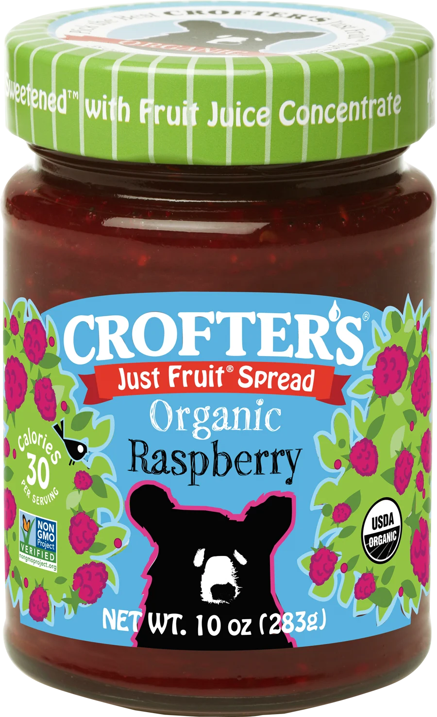 Crofters Organic Spread Fruit Raspberry 10 Ounce Size - 6 Per Case.
