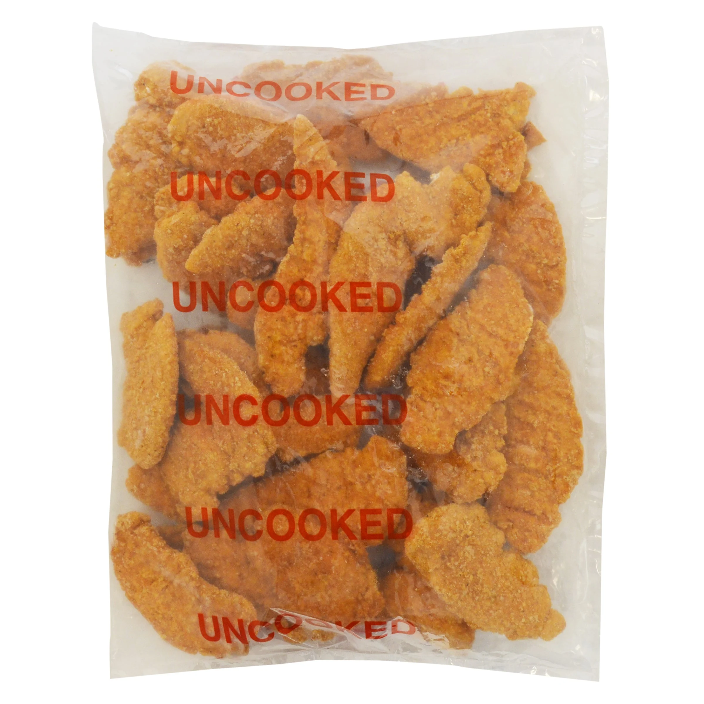 Chicken Crispy Lishus Tenderloin Fritters Uncooked 5 Pound Each - 2 Per Case.