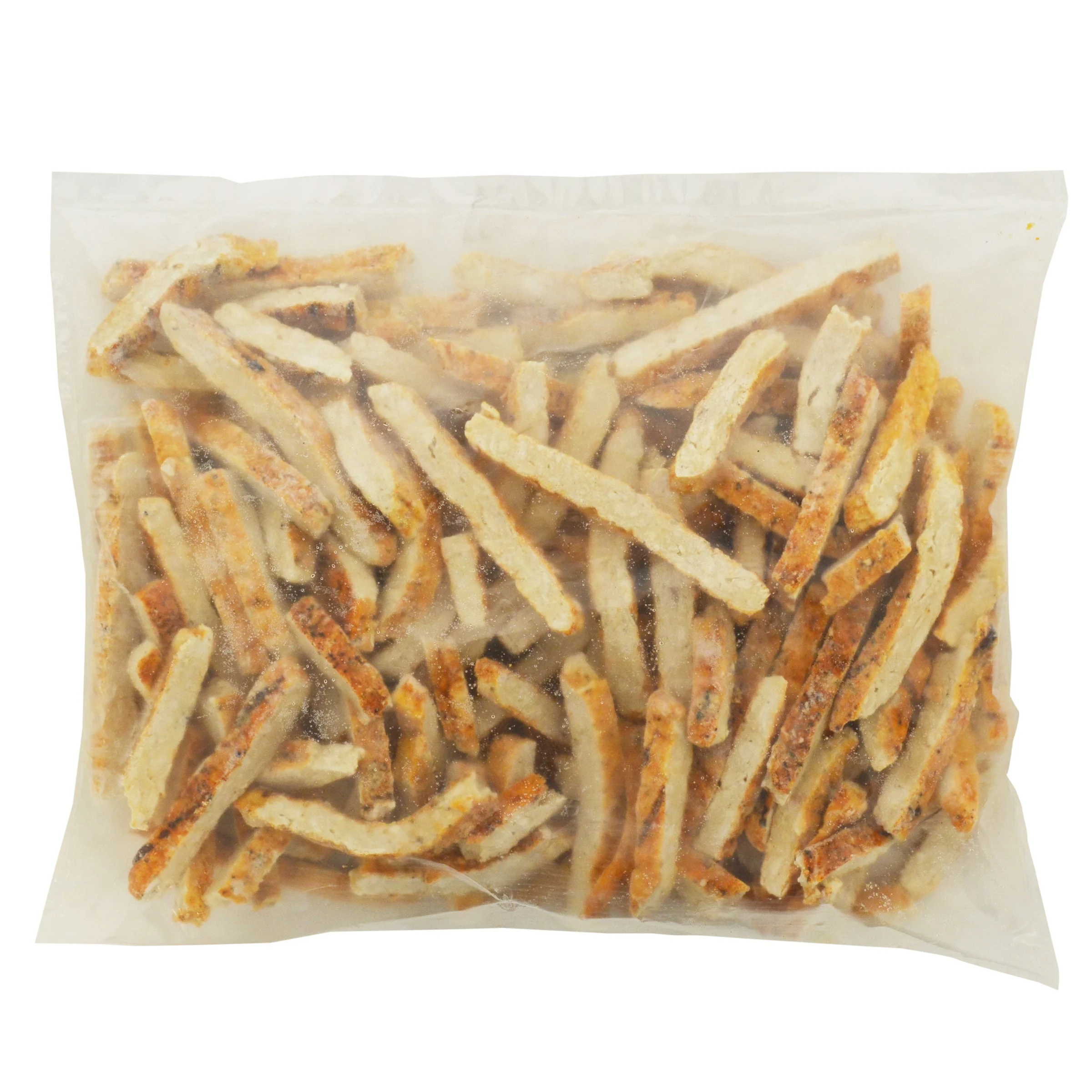 Chicken Fully Cooked Chik'n'zips Grilled Shaped Italian Style Breast Strips 5 Pound Each - 2 Per Case.
