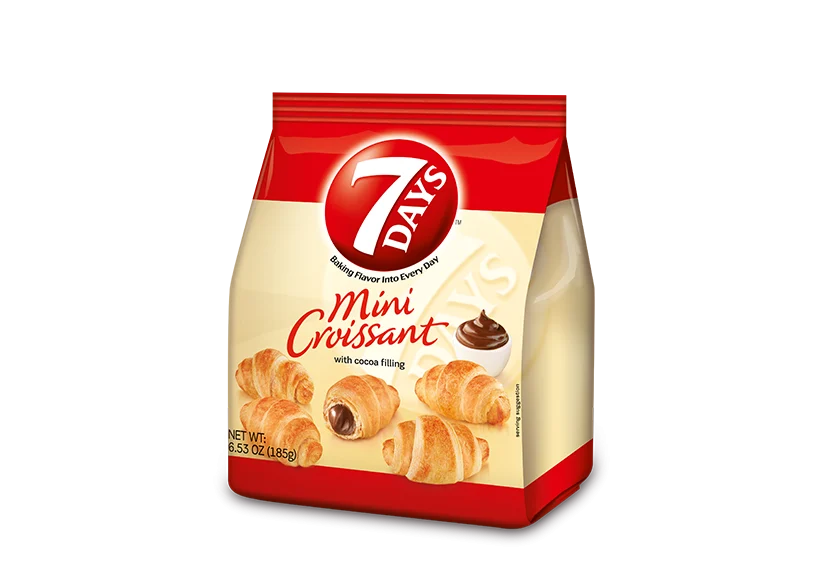 Days Mini Croissant Cocoa 6.53 Ounce Size - 8 Per Case.
