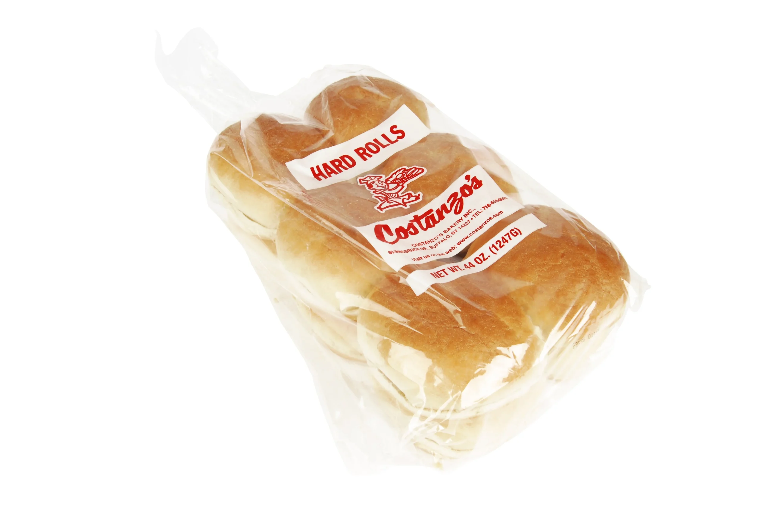 Costanzo's Bakery Large Deluxe Sandwich Roll 111 Grams Each - 72 Per Case.