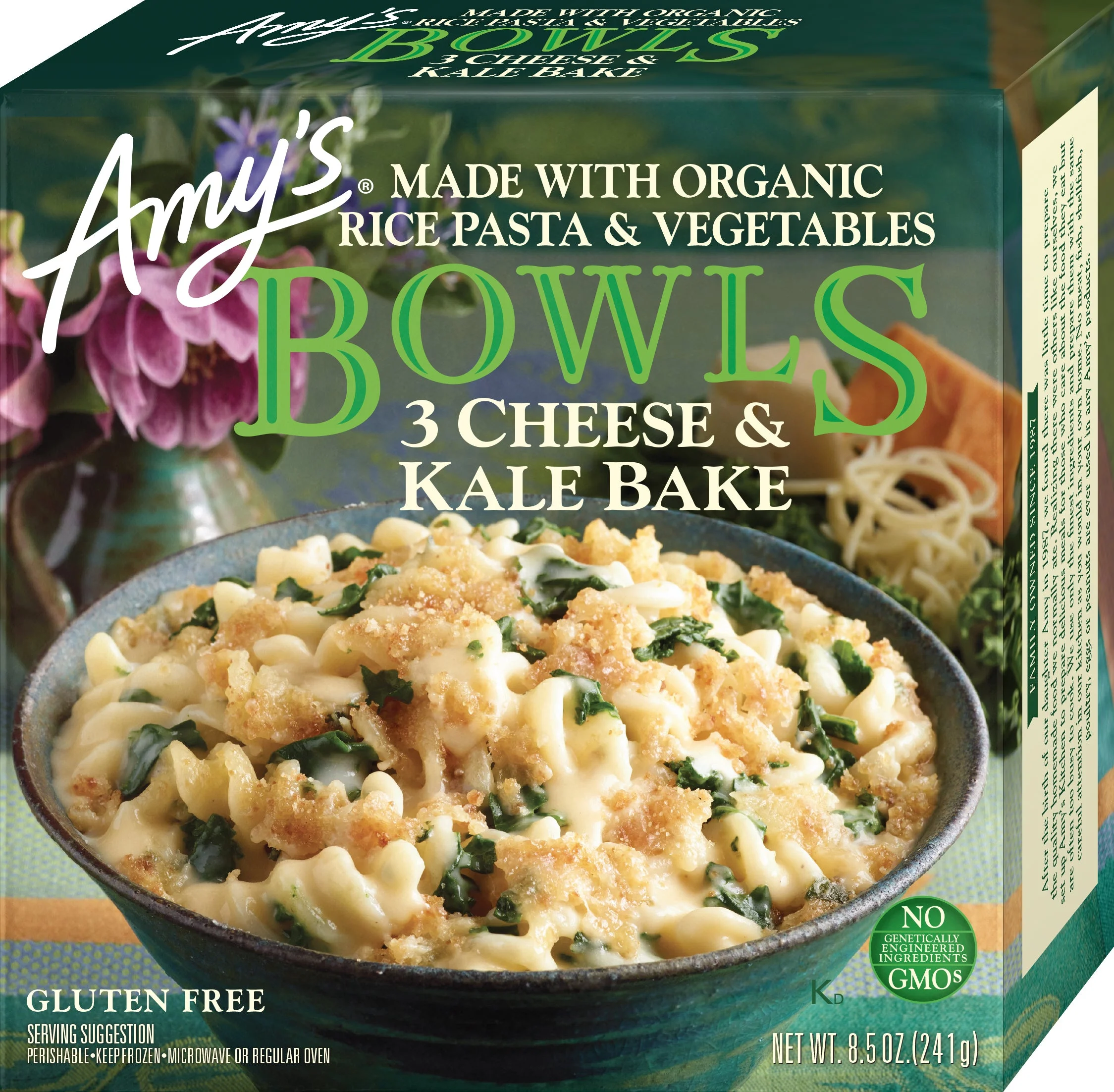 Three Cheese & Kale Bake Bowl 8.5 Ounce Size - 12 Per Case.