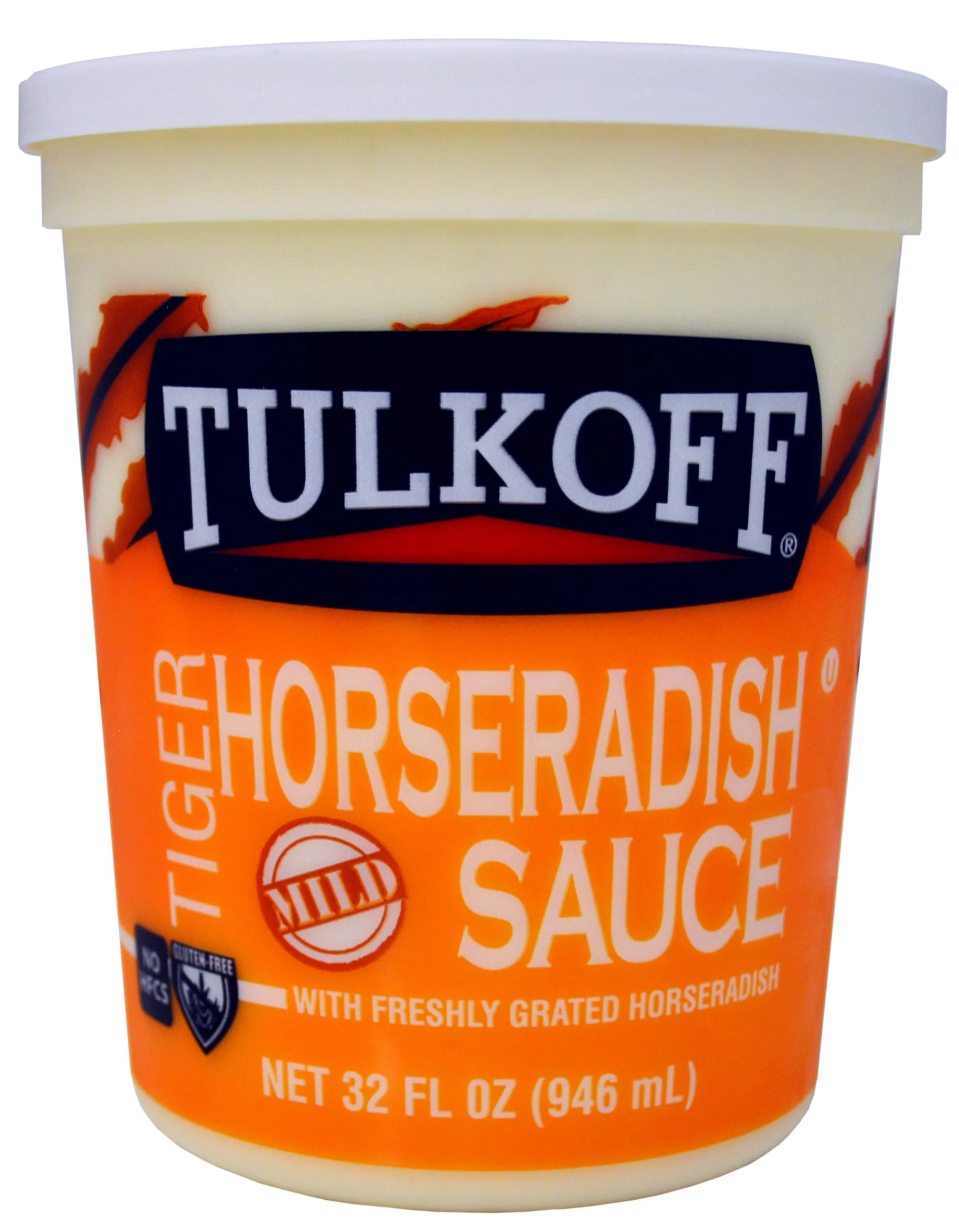 Tulkoff Tiger Horseradish Sauce 32 Fluid Ounce - 6 Per Case.