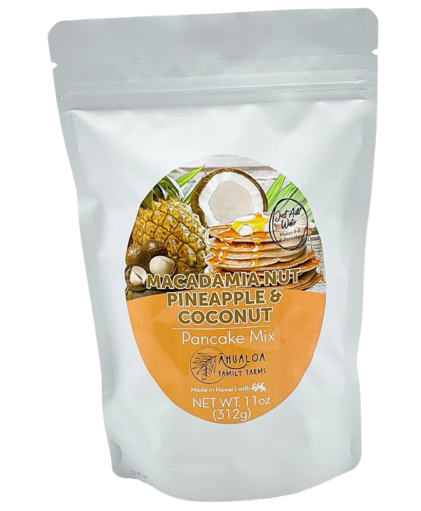 Ahualoa Farms Macadamia Nut Pineapple Coconut Pancake Mix
