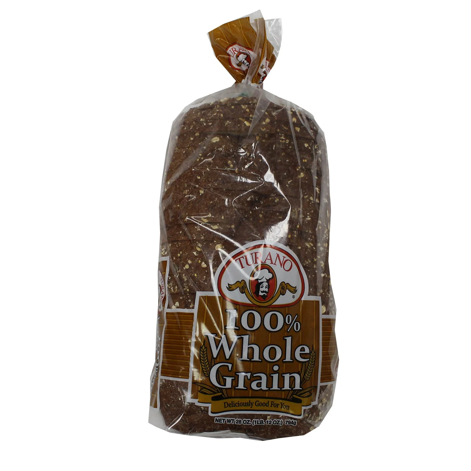 Whole Grain Panini 2 Inch  Slice 30 Ounce Size - 12 Per Case.
