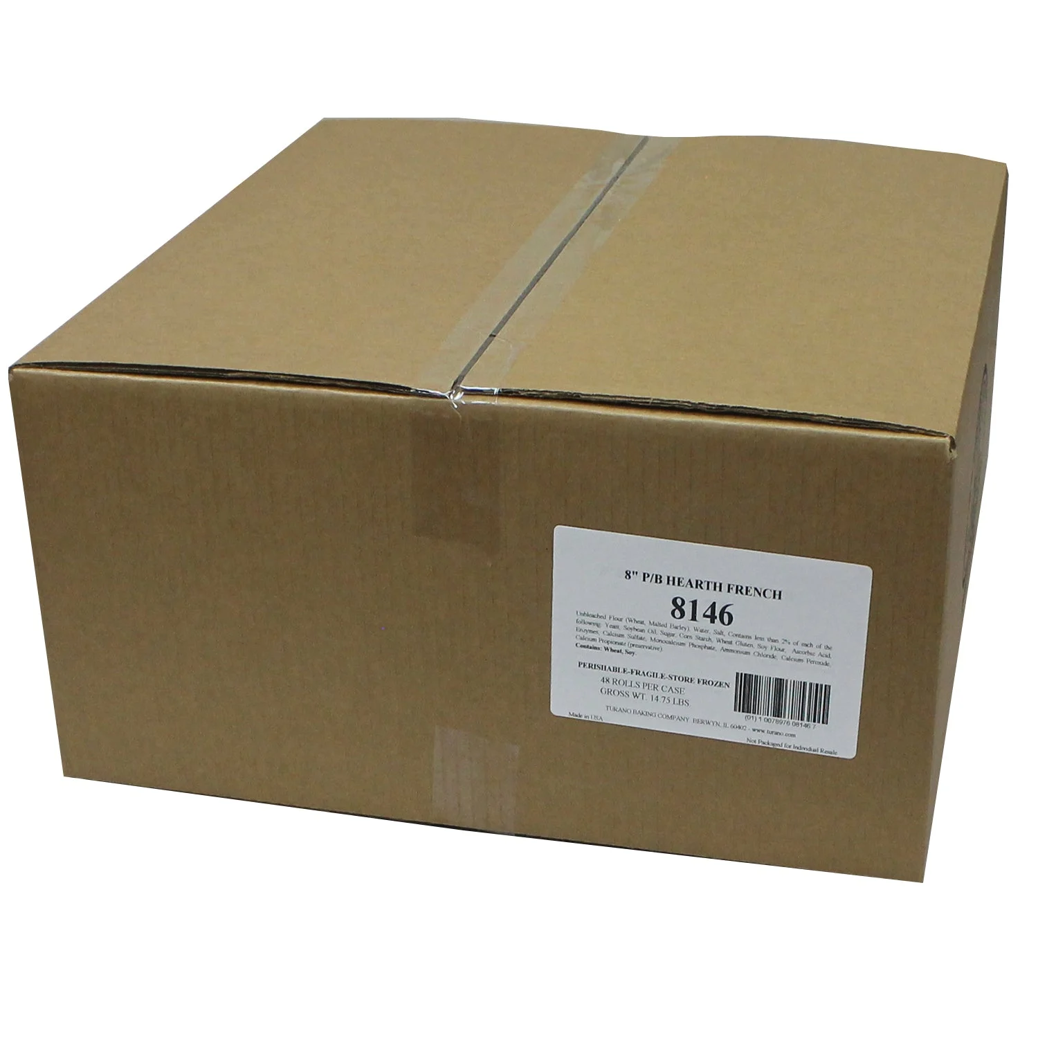 8 Inch Pb Hearth French 4.25 Ounce Size - 48 Per Case.