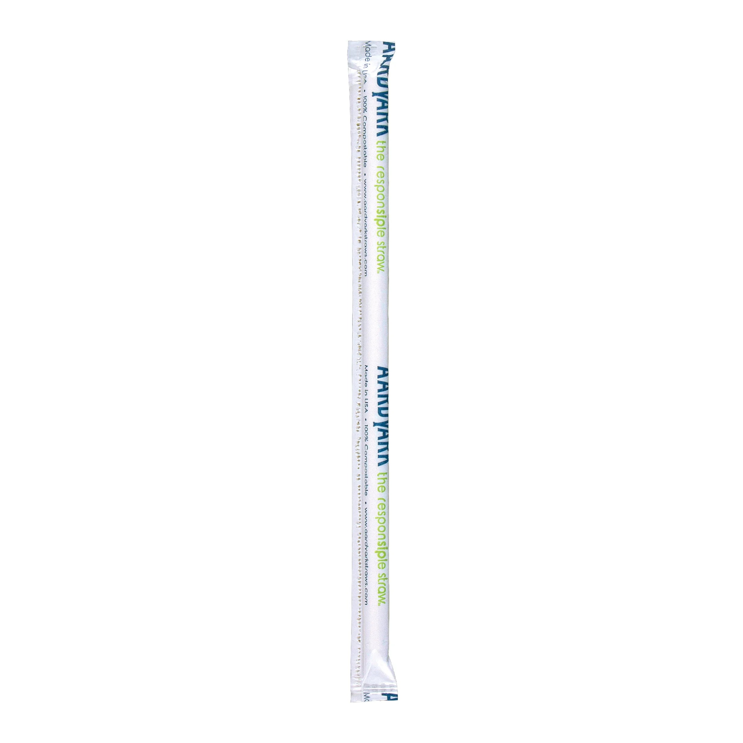 Aardvark By Hoffmaster Straw White Giant Paper 300 Each - 8 Per Case.