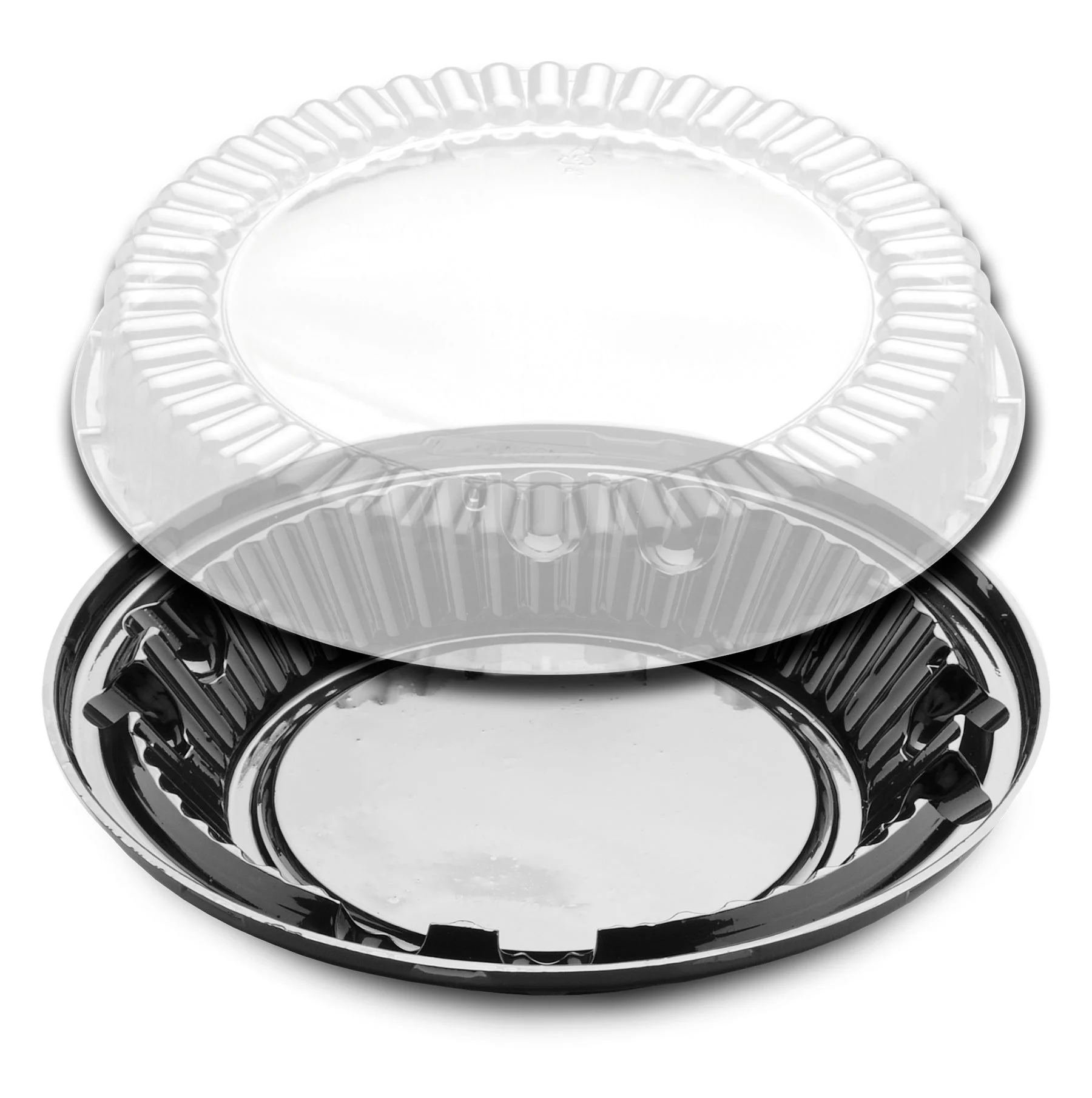 10.9" Black Ps Pie Base W/ Low Flut